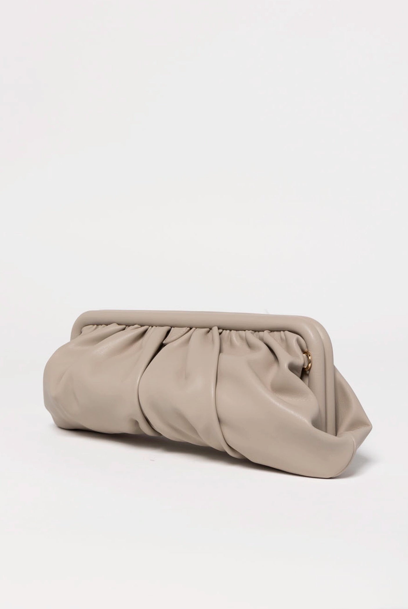 swatch_Mink olga berg catherine gathered clutch