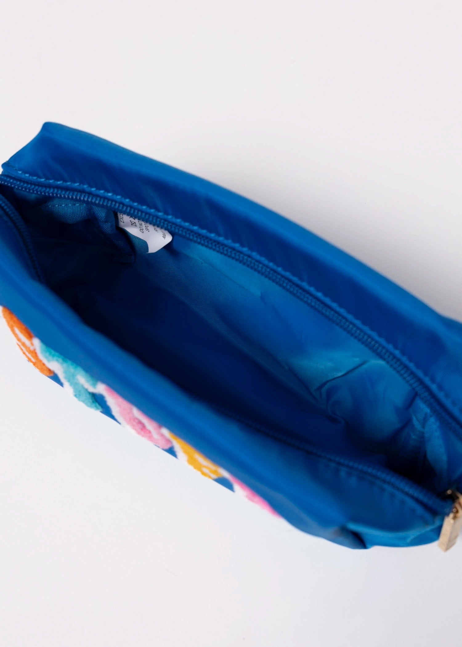 swatch_Stuff blue zipper pouch