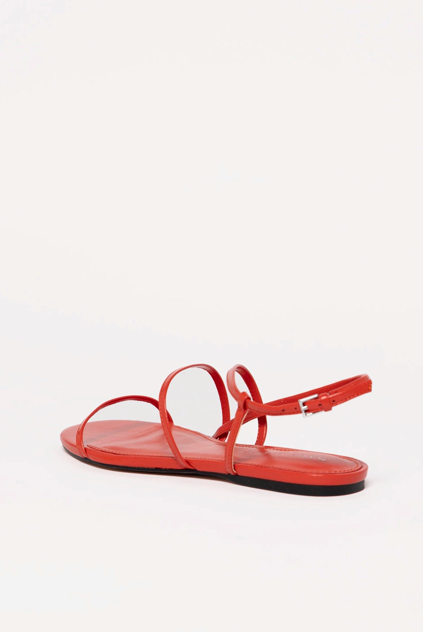 swatch_Red Leather marc fisher elysha flat sandal