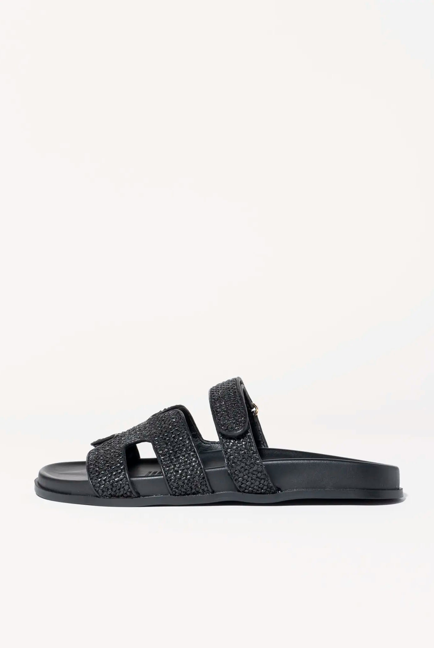 swatch_black hayzlen slide sandal flat sandals