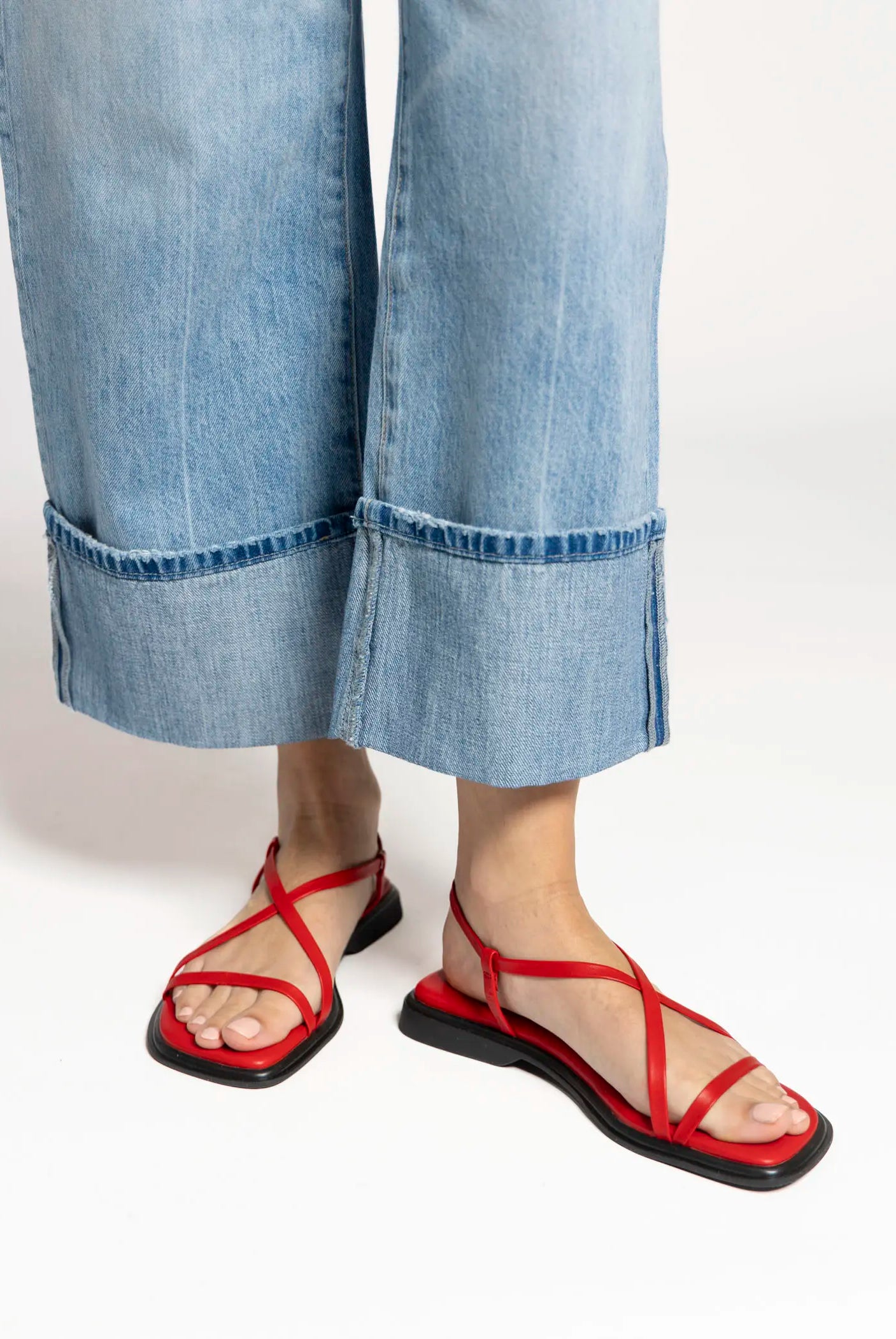 swatch_red izzy flat sandal flat sandals