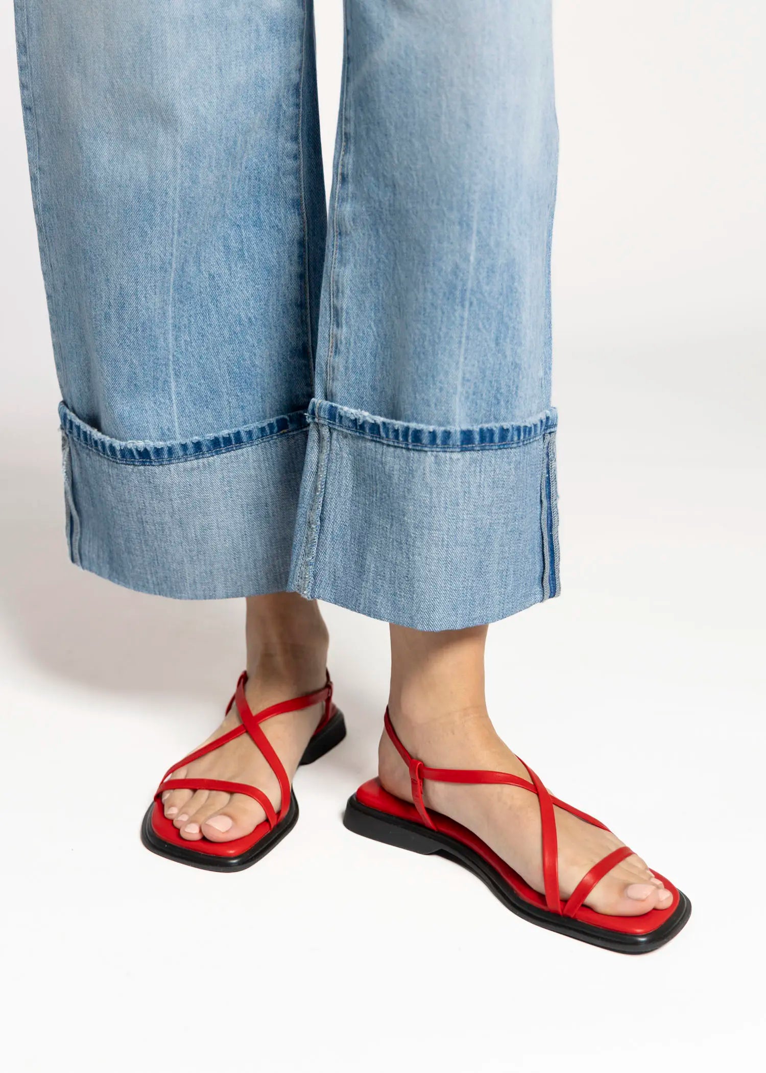 swatch_red izzy flat sandal flat sandals