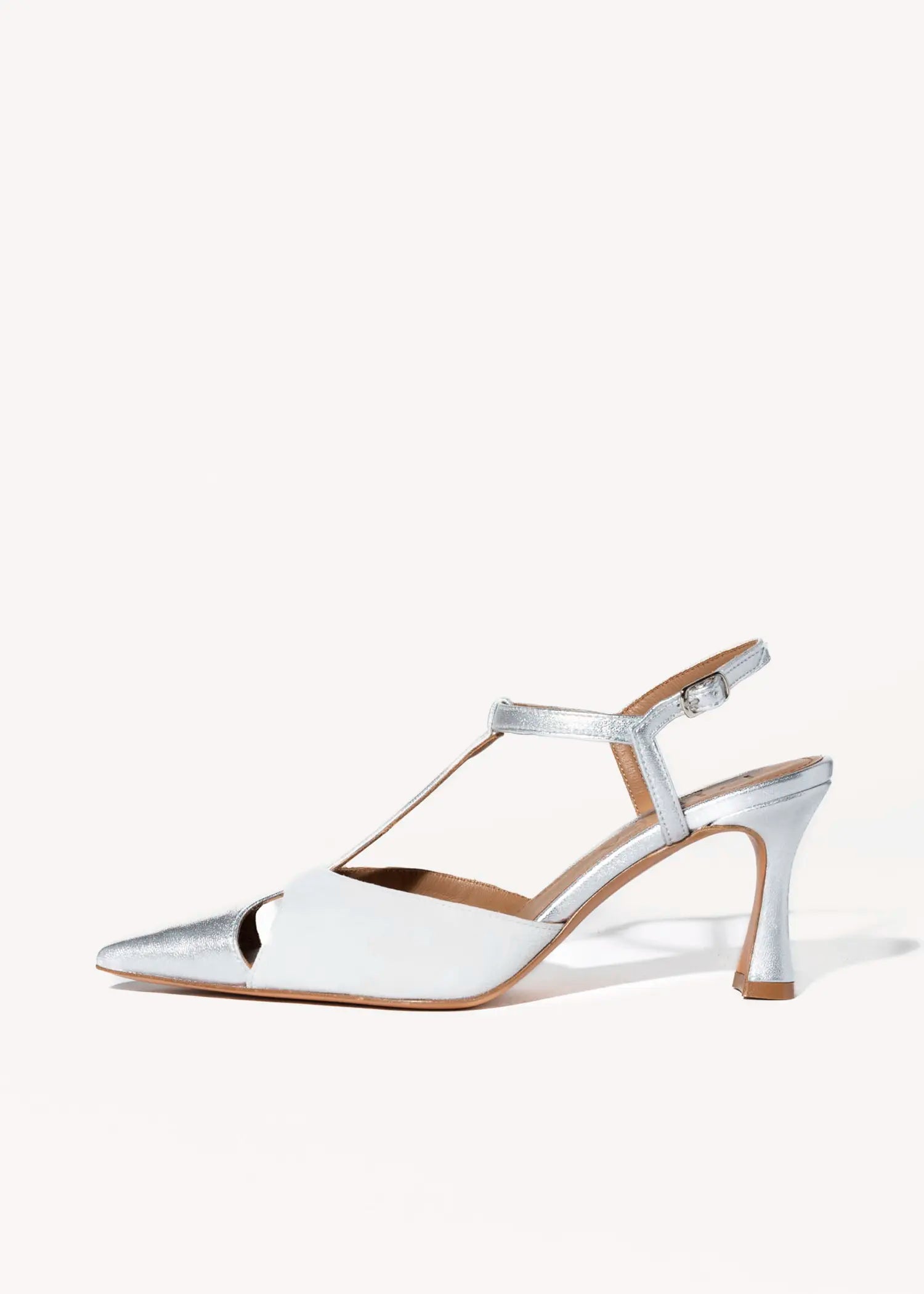 swatch_Ice/Silver pia leather pump