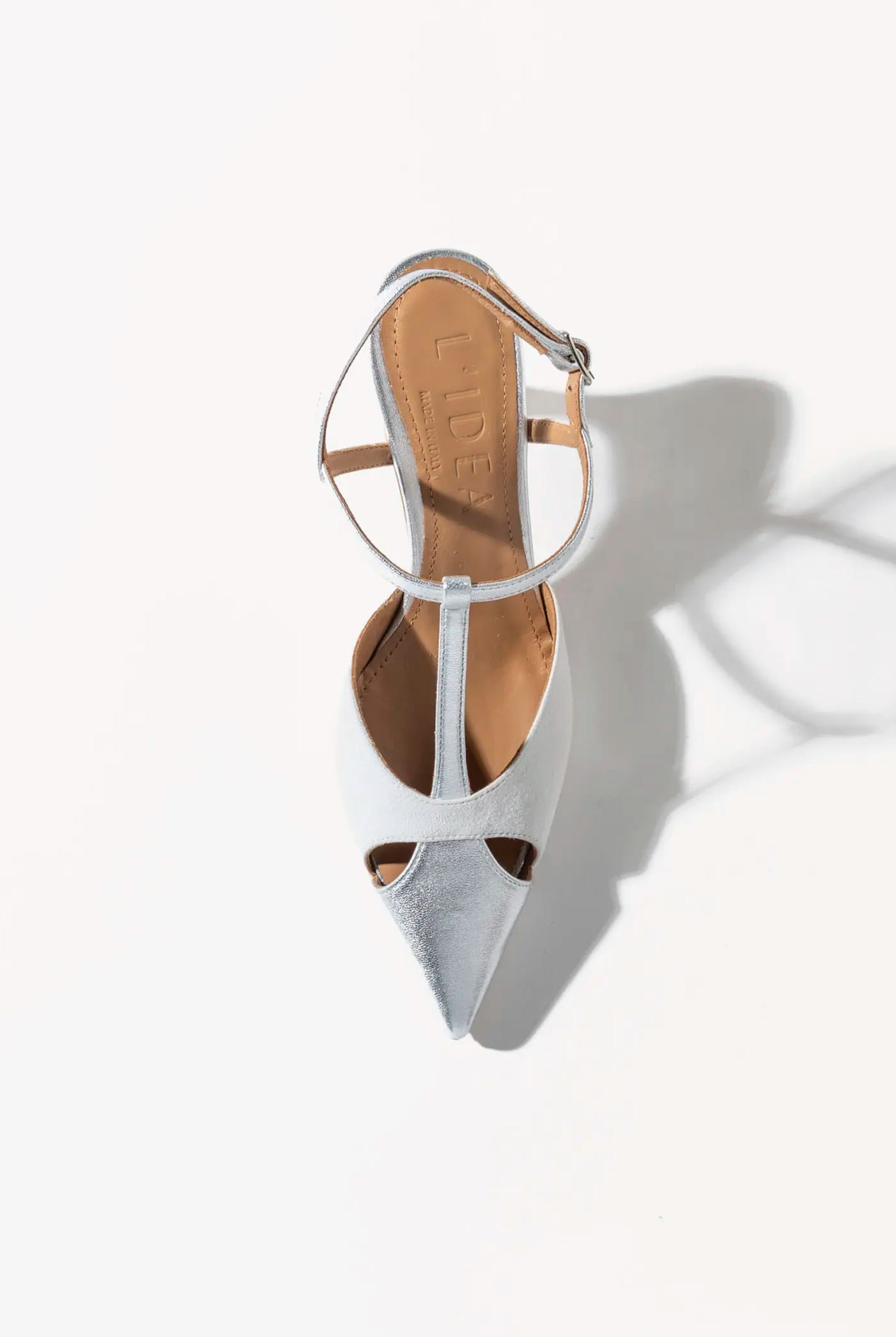 swatch_Ice/Silver pia leather pump