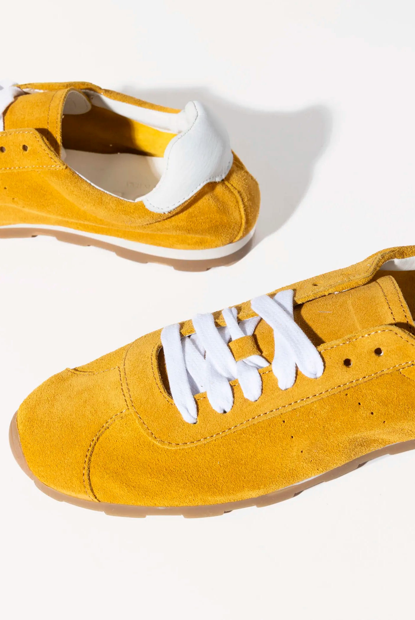 swatch_yellow suede ballet sneaker shoes