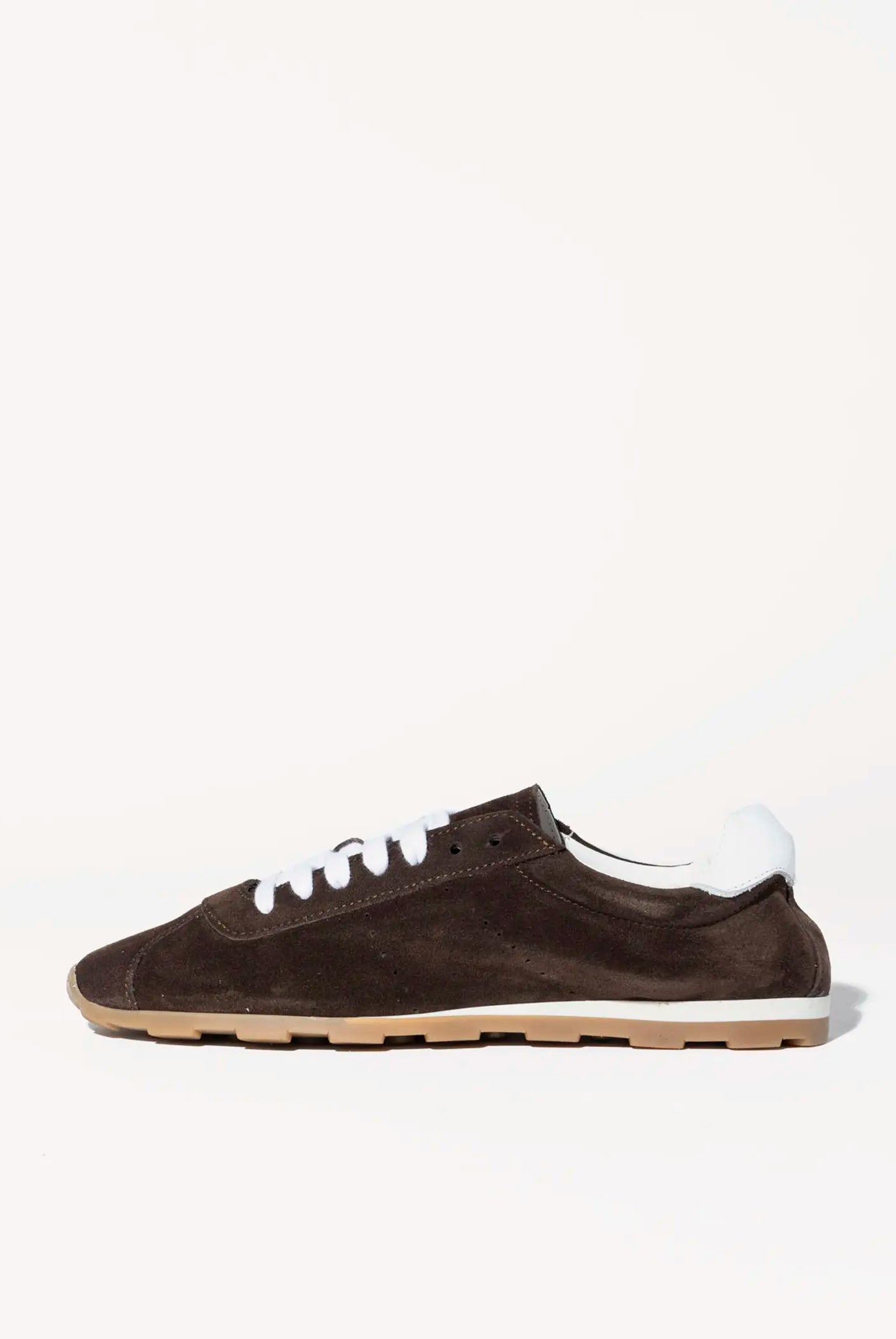 swatch_brown suede ballet sneaker shoes
