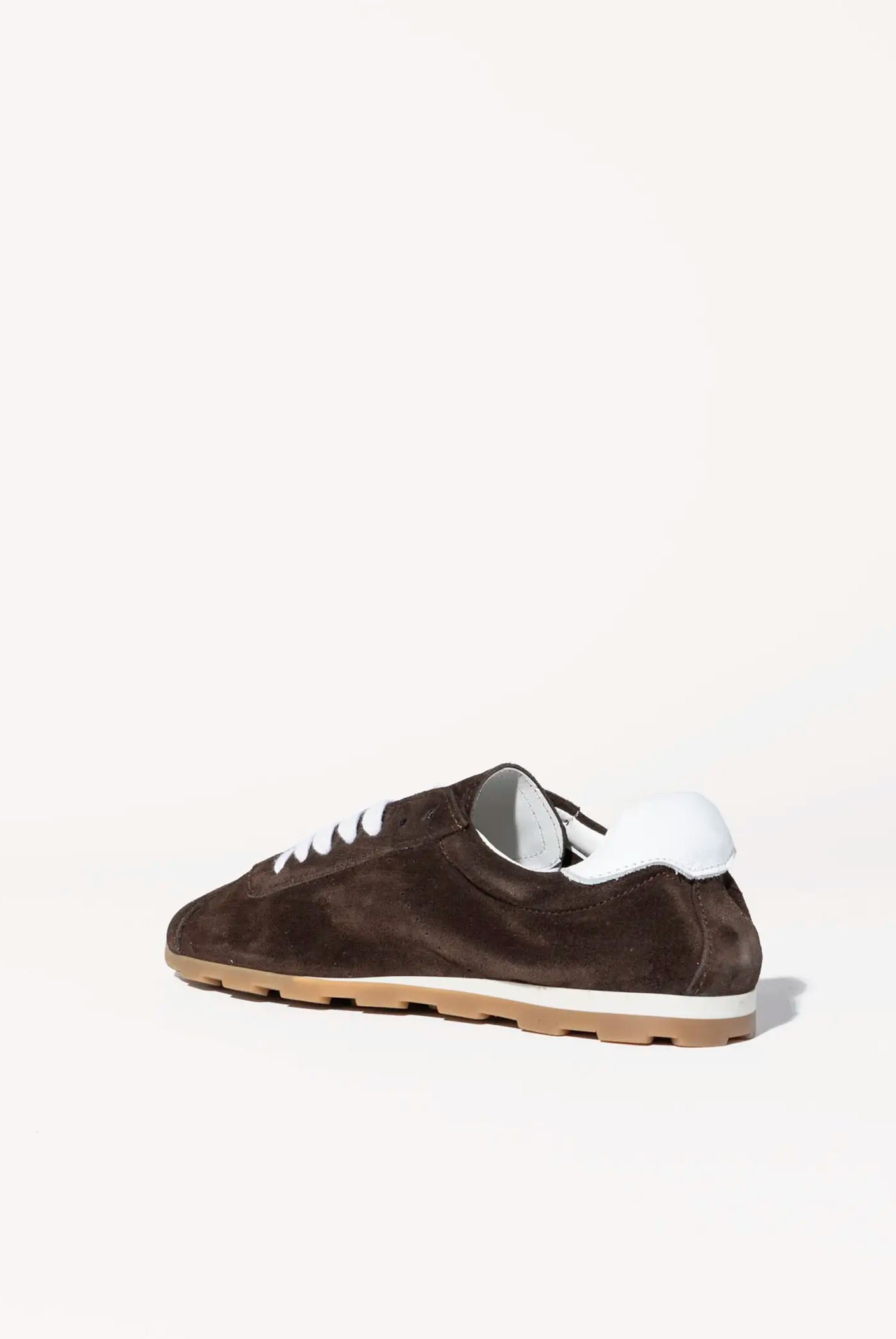 swatch_brown suede ballet sneaker shoes