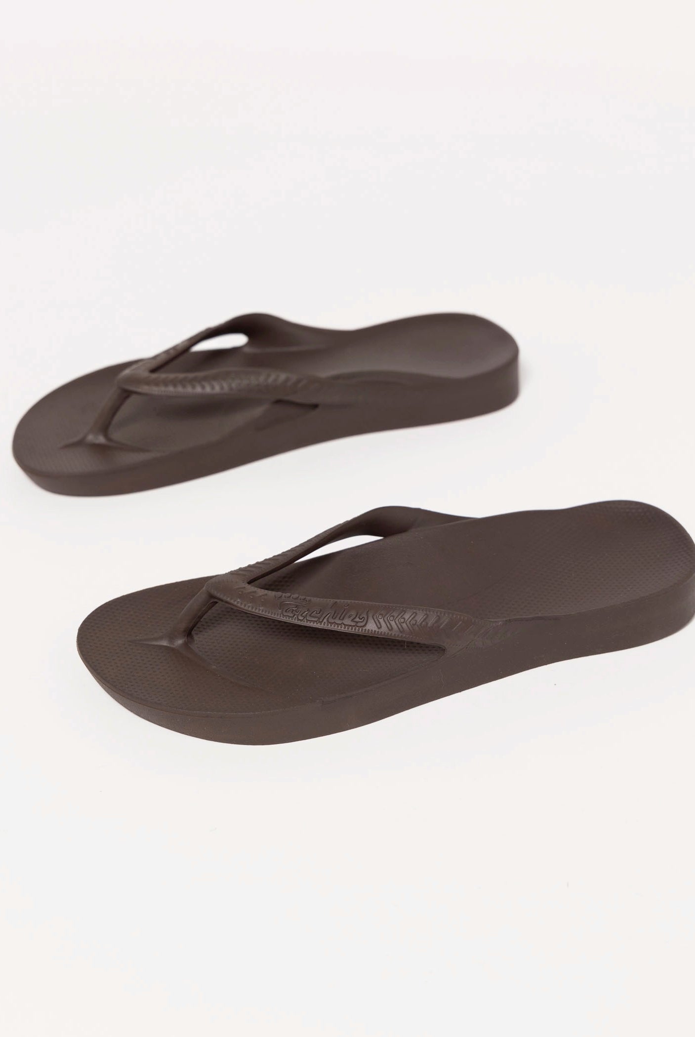 swatch_Brown arch support flip flop flat sandals