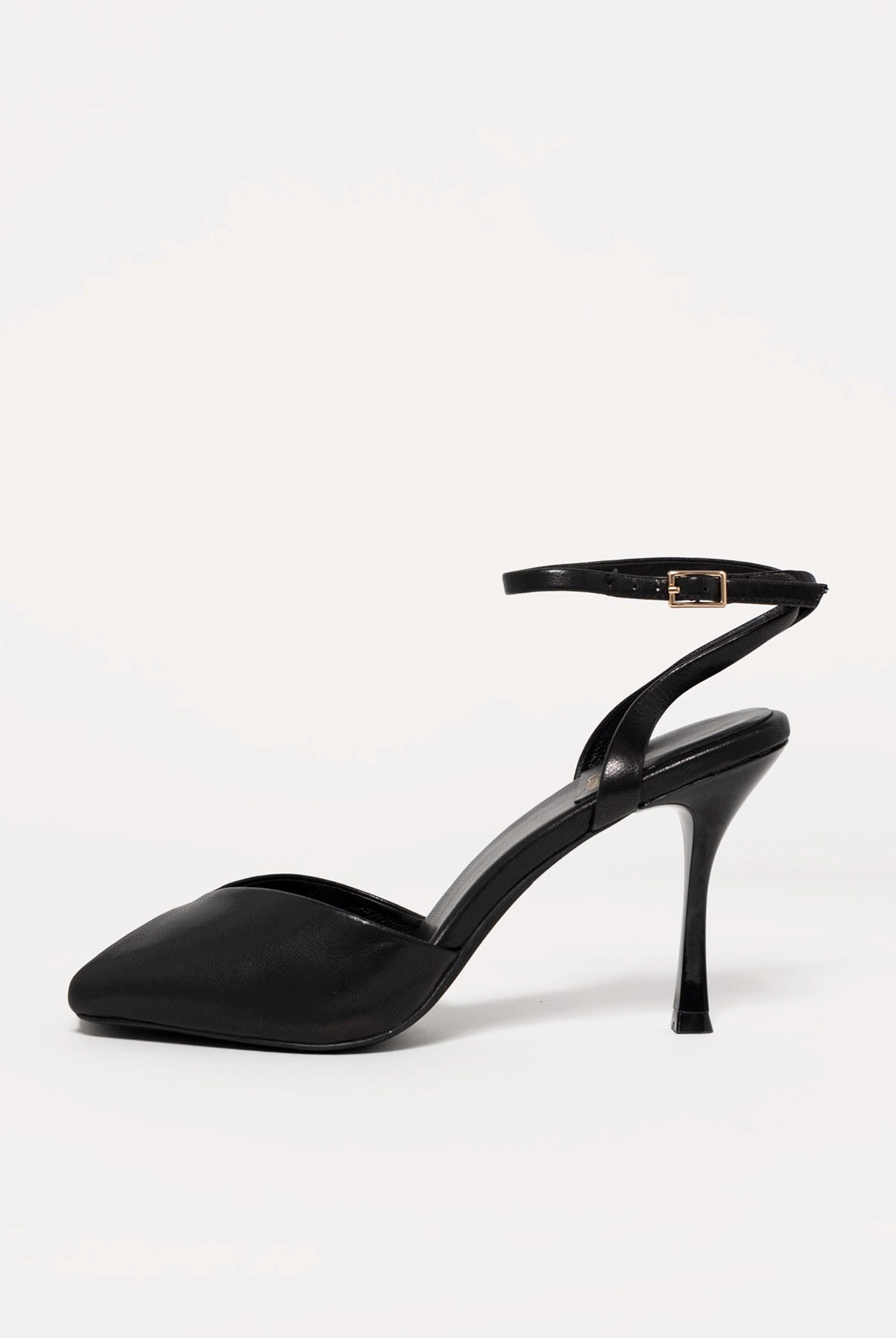 swatch_Black Leather jeffery campbell behoove peep toe pump