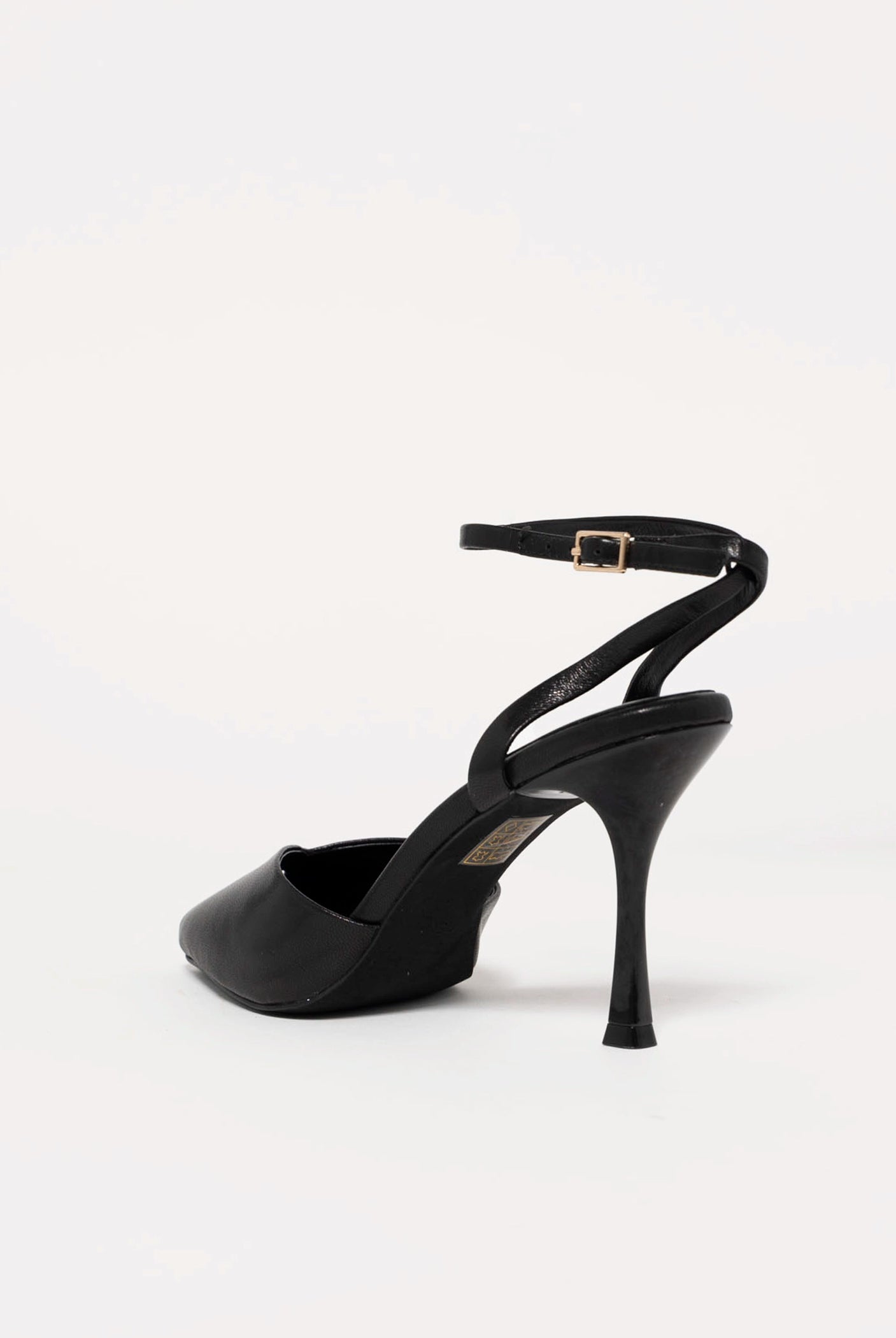 swatch_Black Leather jeffery campbell behoove peep toe pump