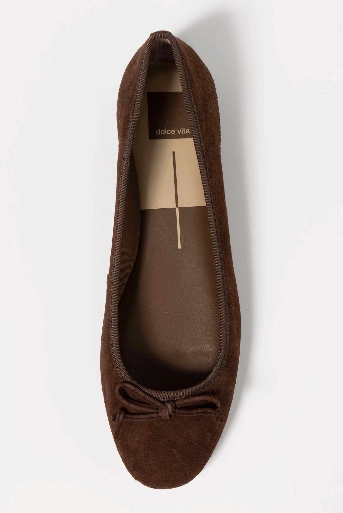swatch_Dark Brown Suede dolce vita ritla ballet flats