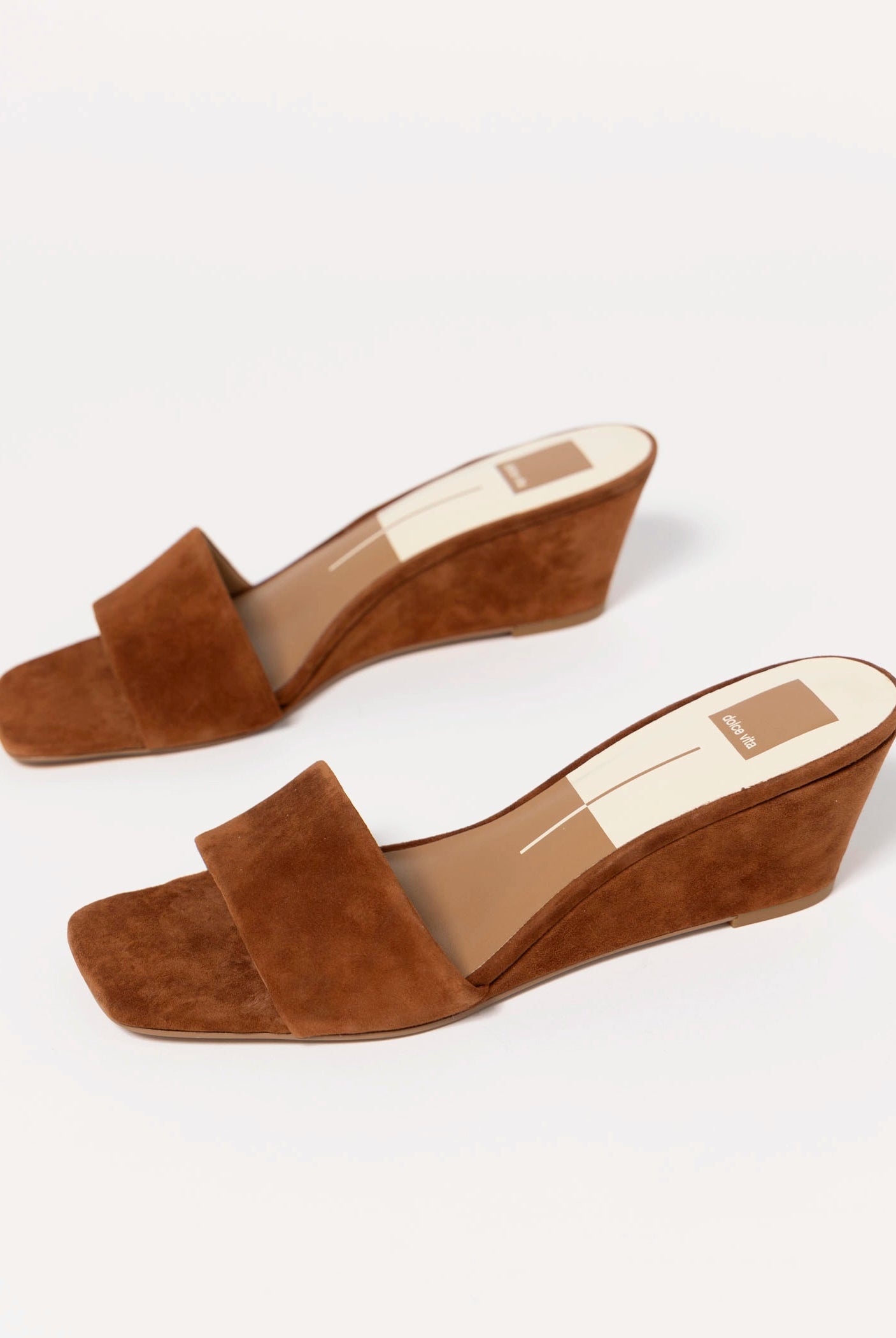 swatch_Brown Suede dolce vita qaily wedge sandal