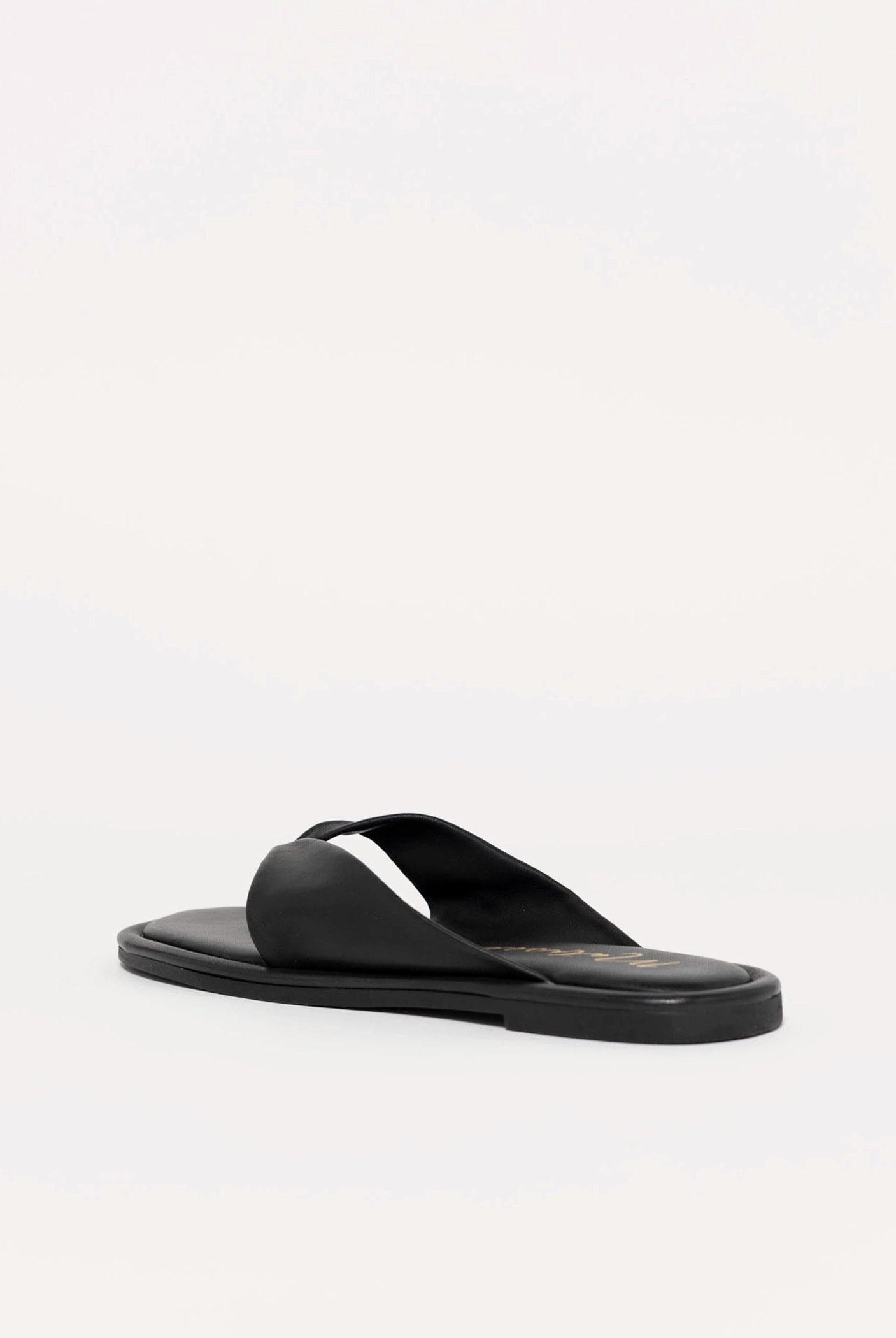 swatch_Black Leather coconuts mirage thong sandal