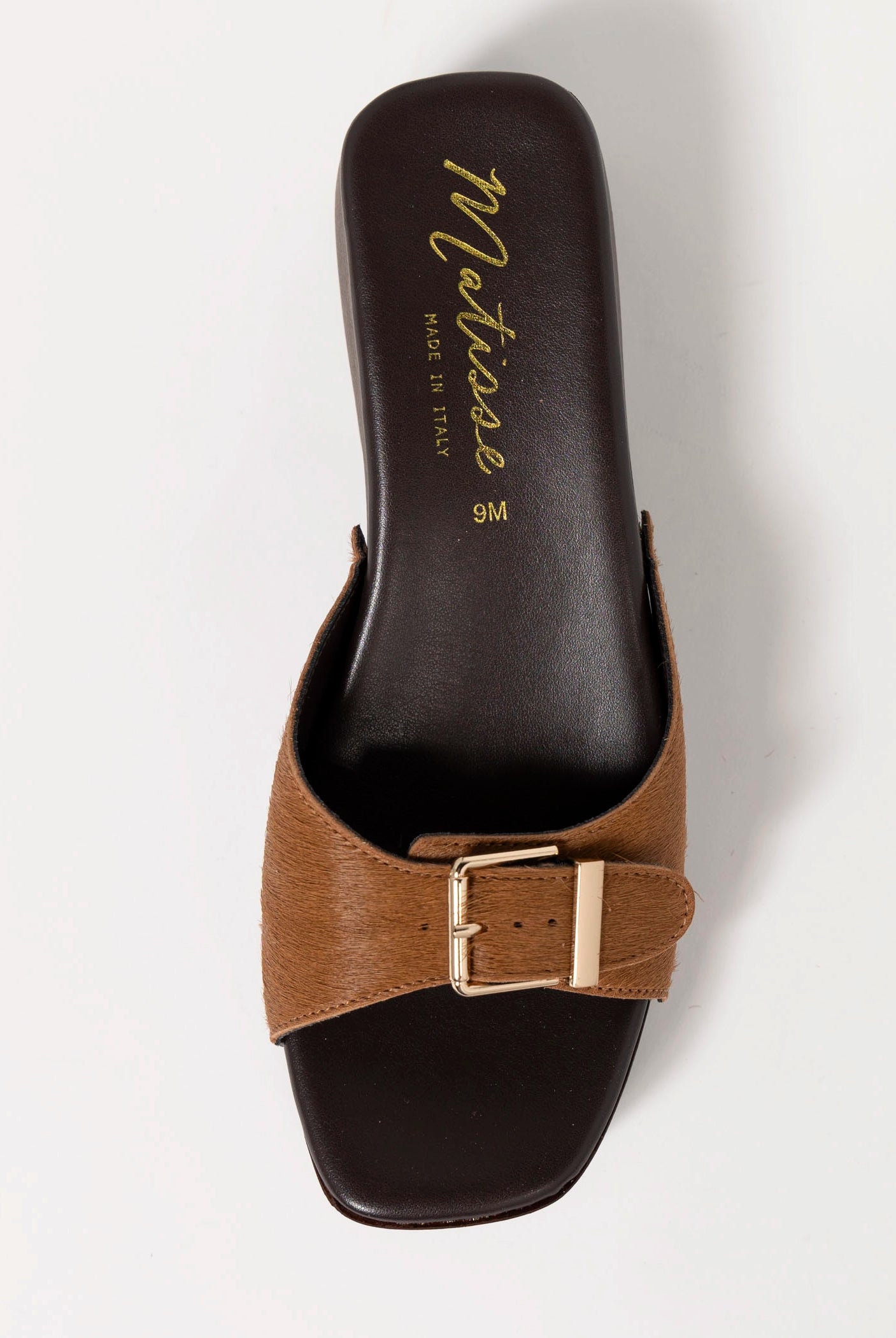 swatch_Tan Haircalf matisse miramar clog sandal