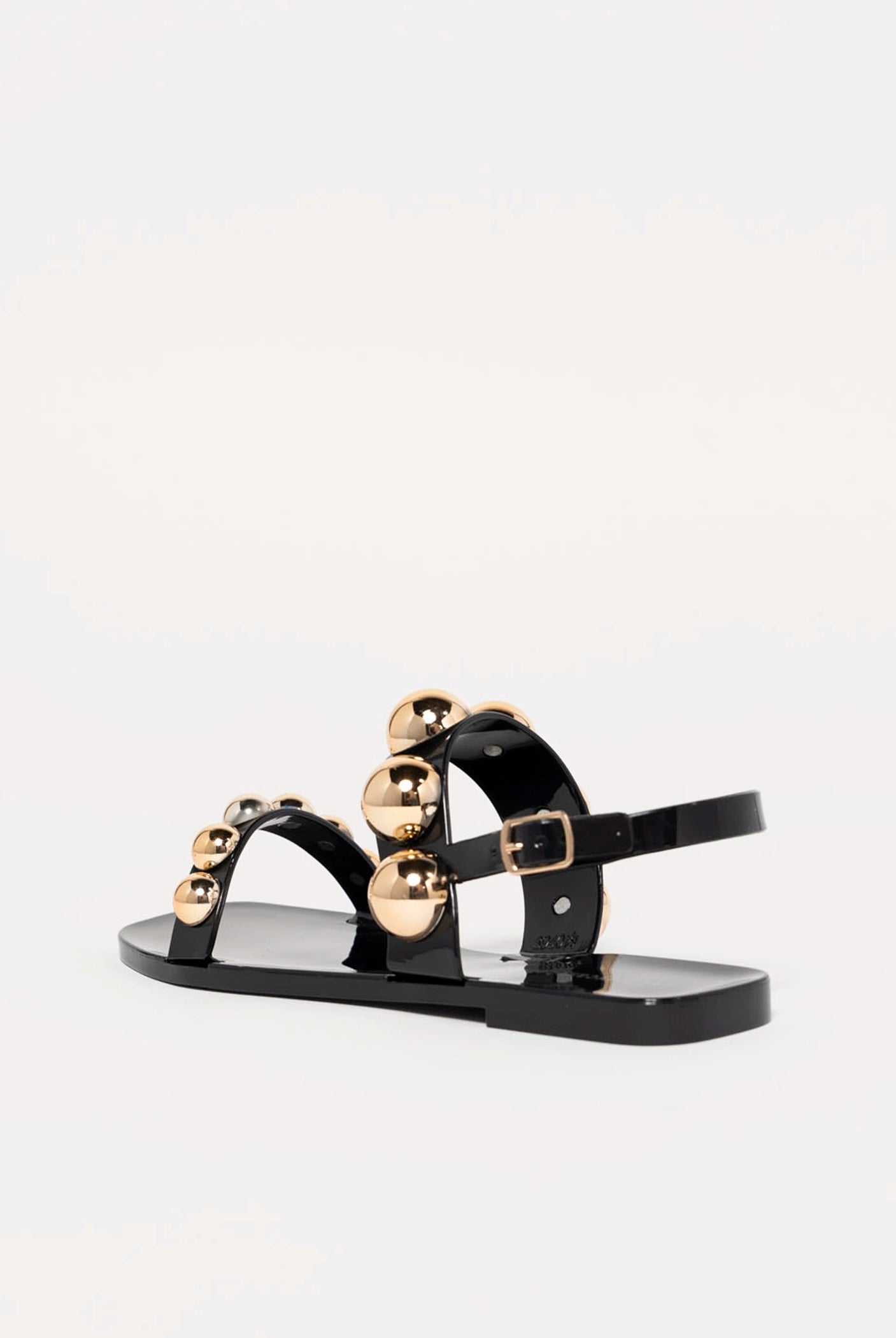 swatch_Black/Gold jeffrey campbell gumdrop jelly sandal