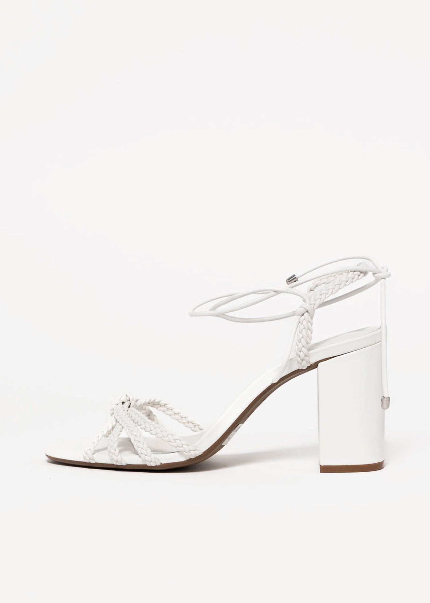 swatch_White Leather schutz adele block heel sandal