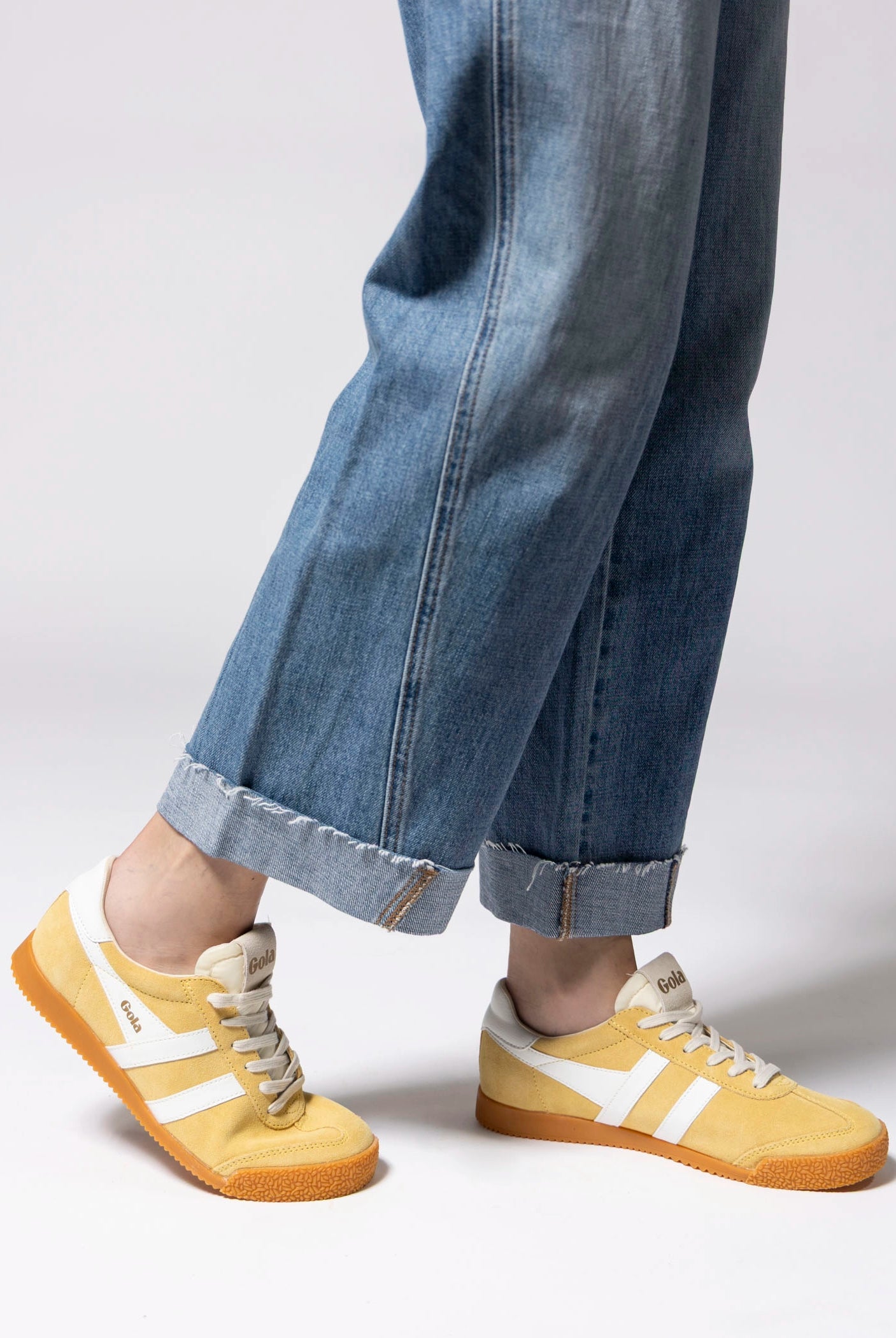 swatch_Pollen/White elan sneaker gola