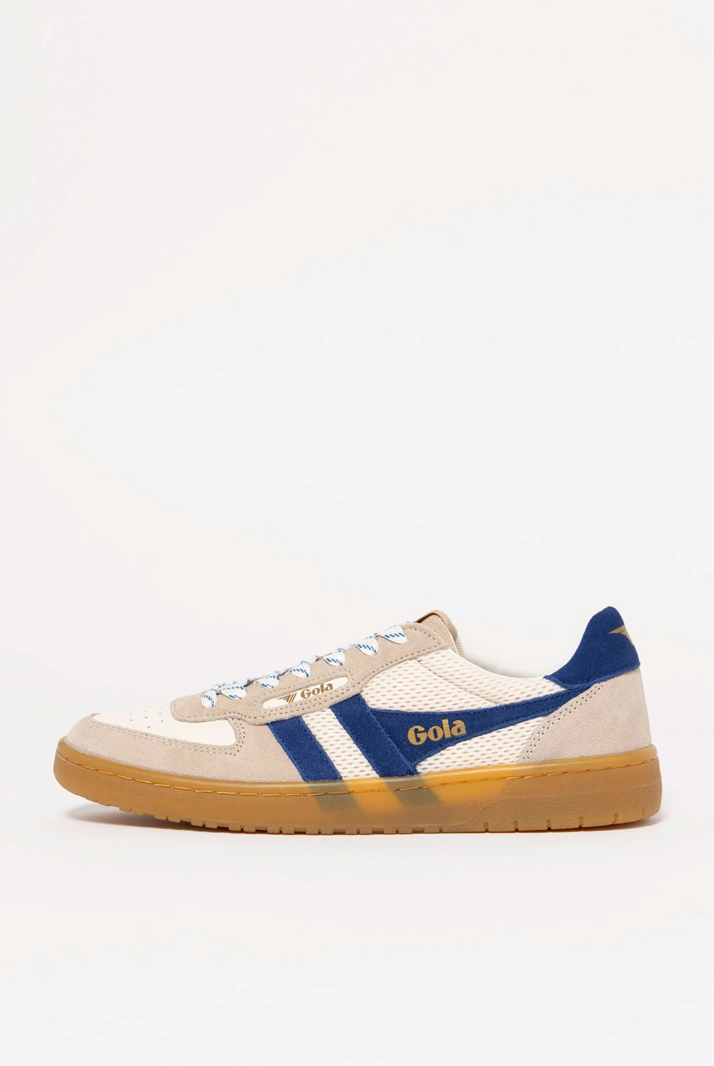 swatch_White/Bone/Blue gola hawk 83 sneaker