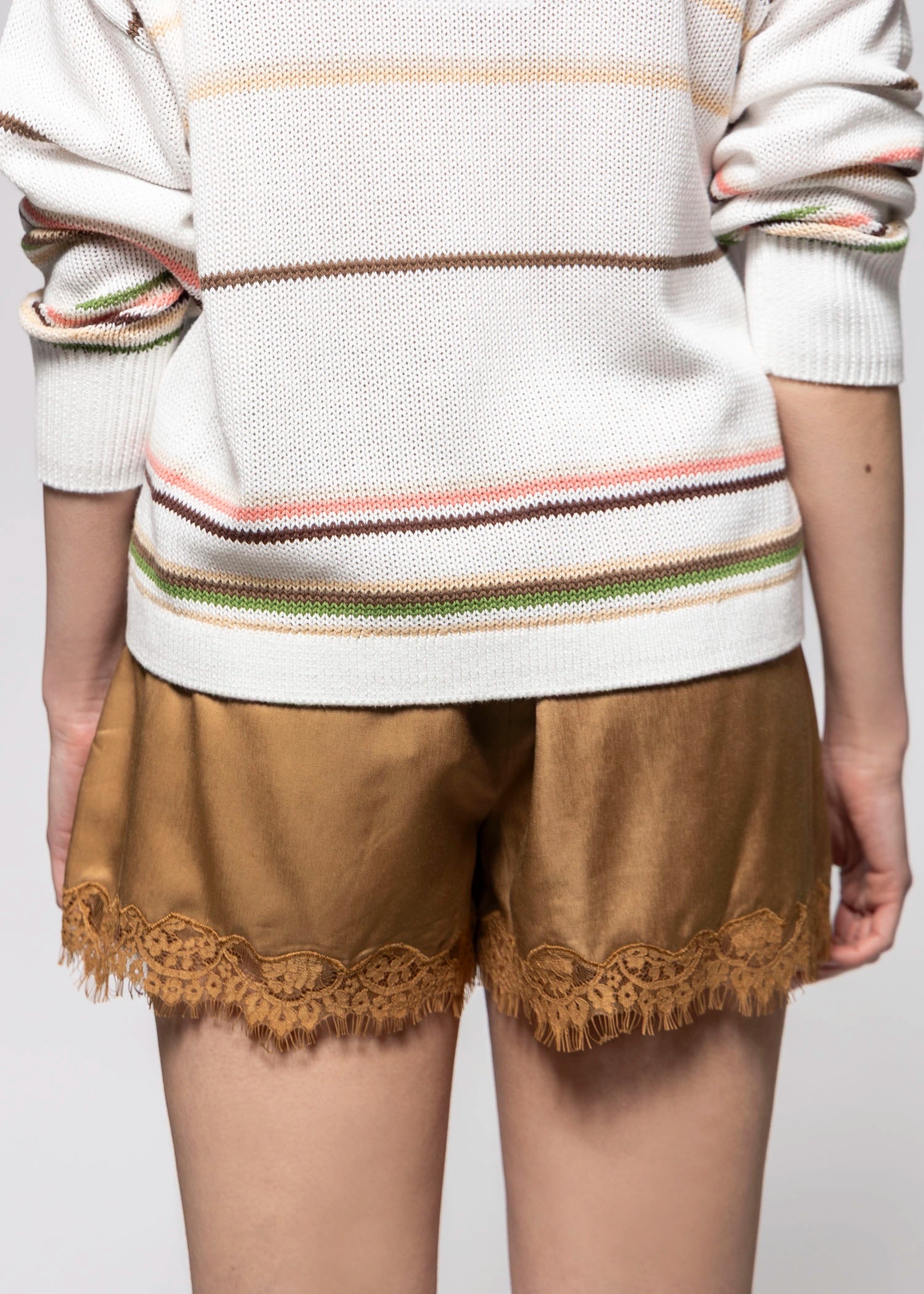 swatch_Toasted Coconut sanctuary satin lace shorts