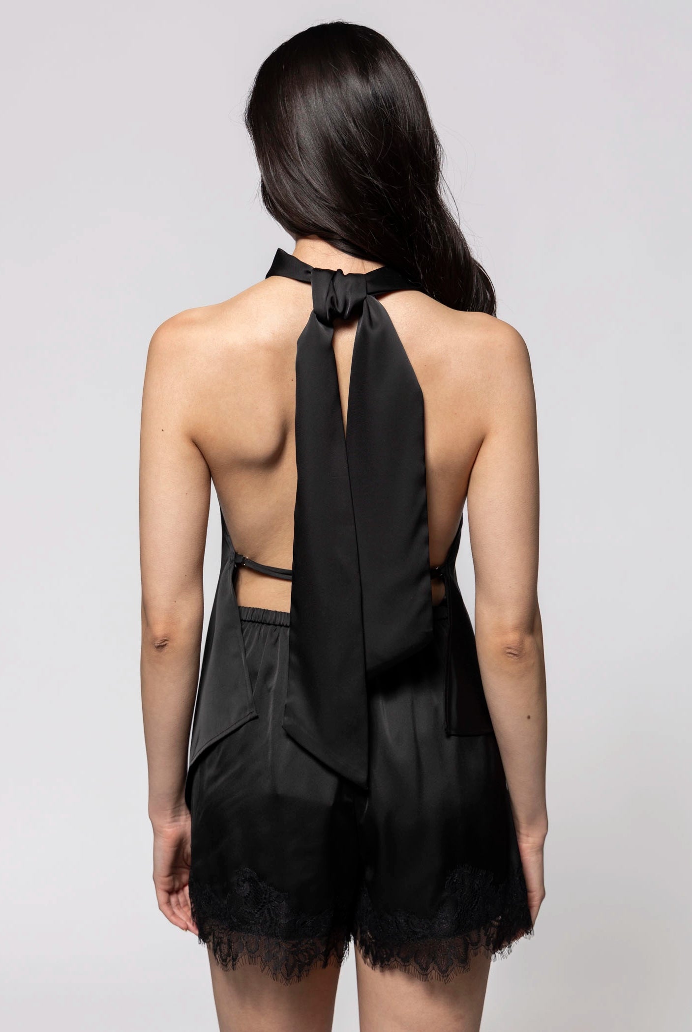 swatch_Black asymmetrical halter top