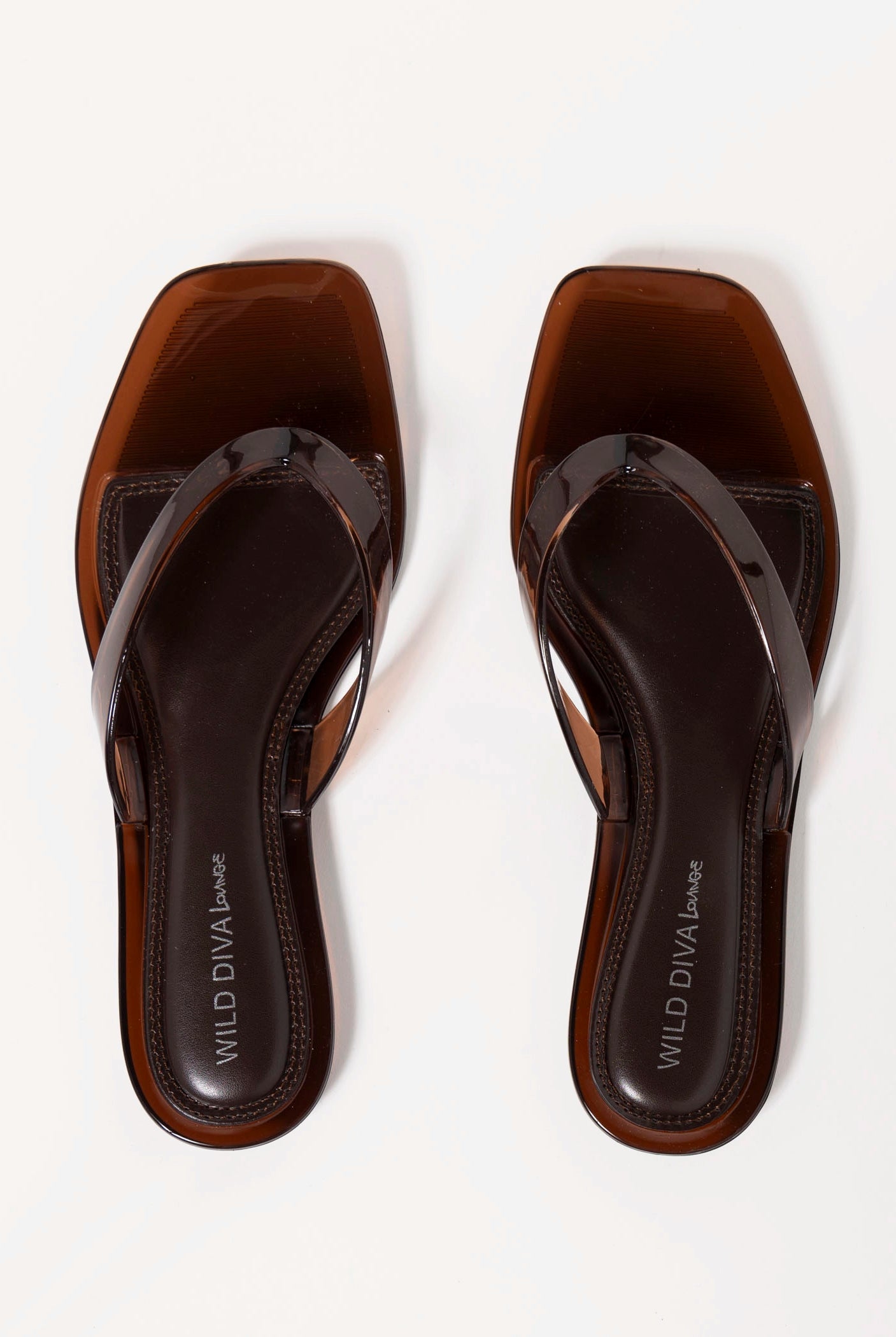 swatch_Brown rome jelly thong sandal