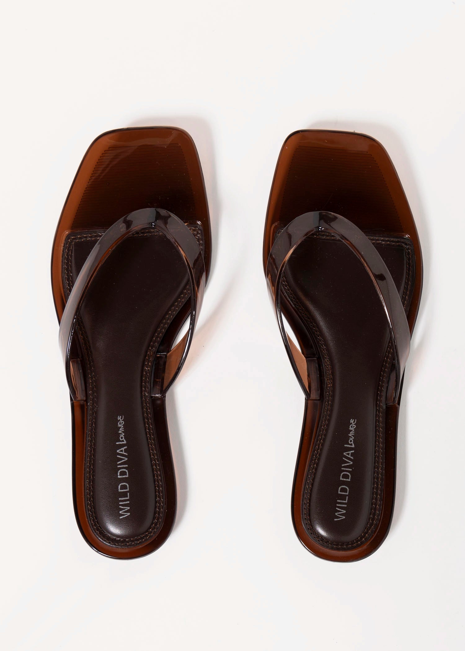 swatch_Brown rome jelly thong sandal
