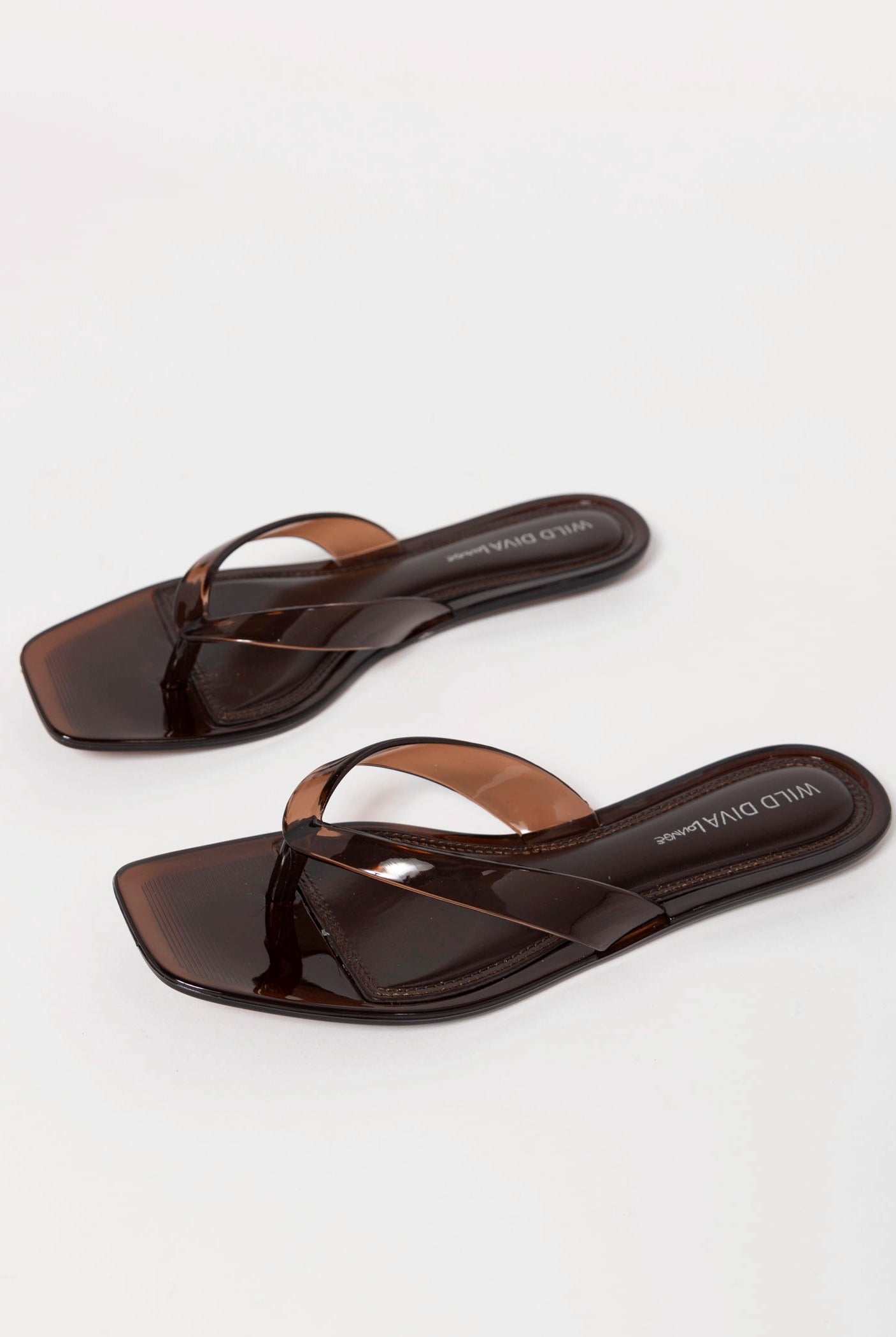 swatch_Brown rome jelly thong sandal
