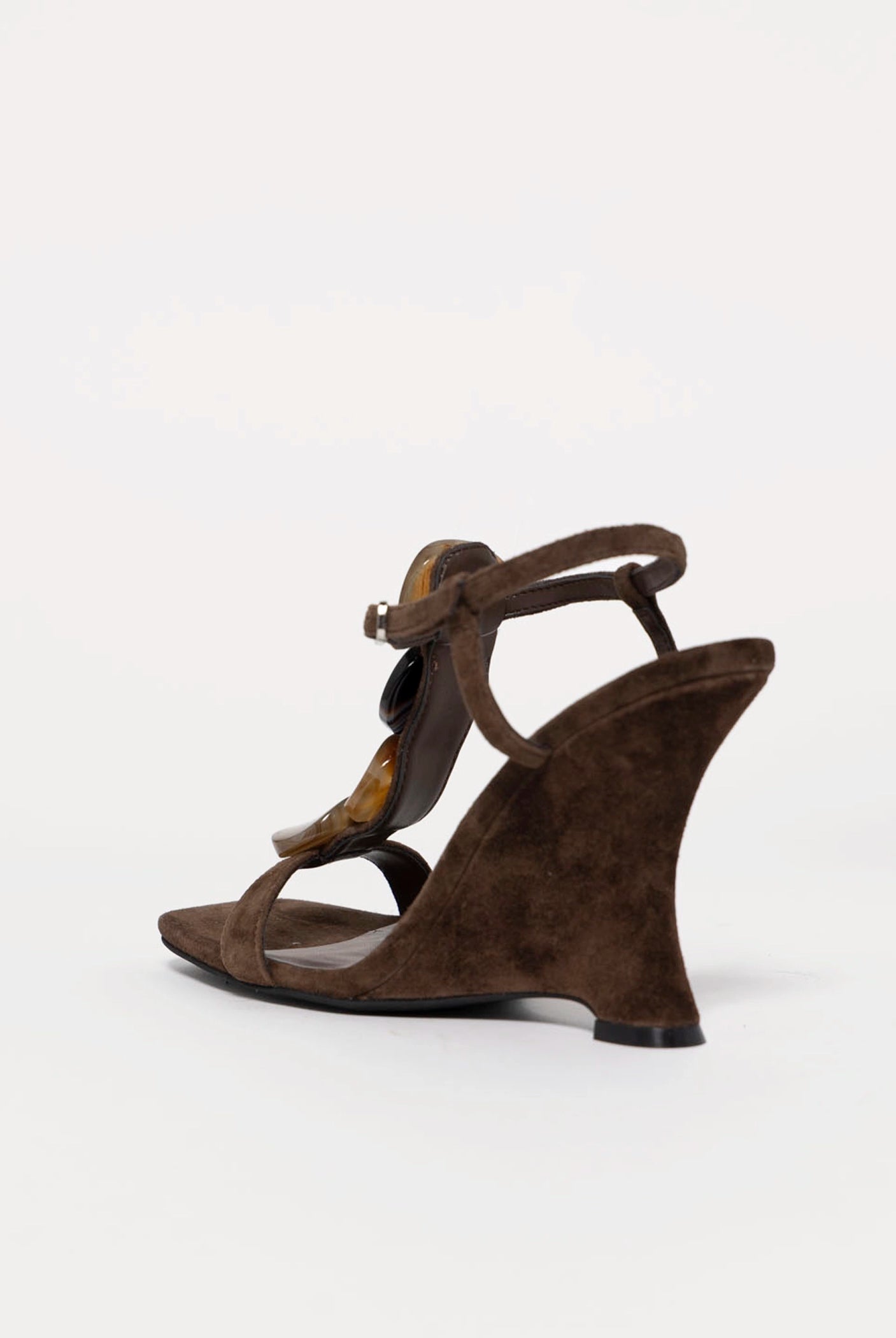 swatch_Espresso Suede jeffrey campbell palma wedge sandal