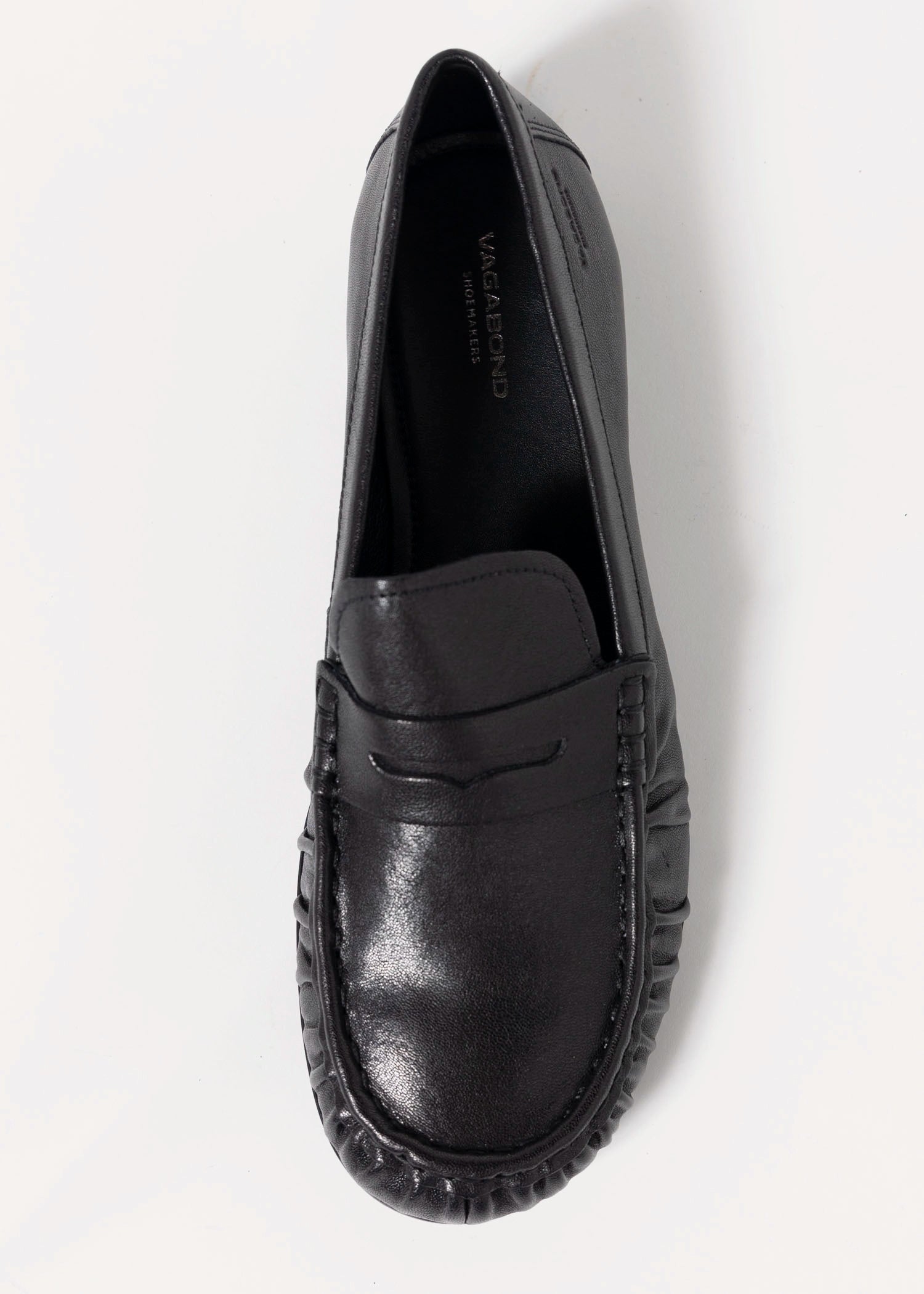 swatch_Black Leather vagabond aleya loafer