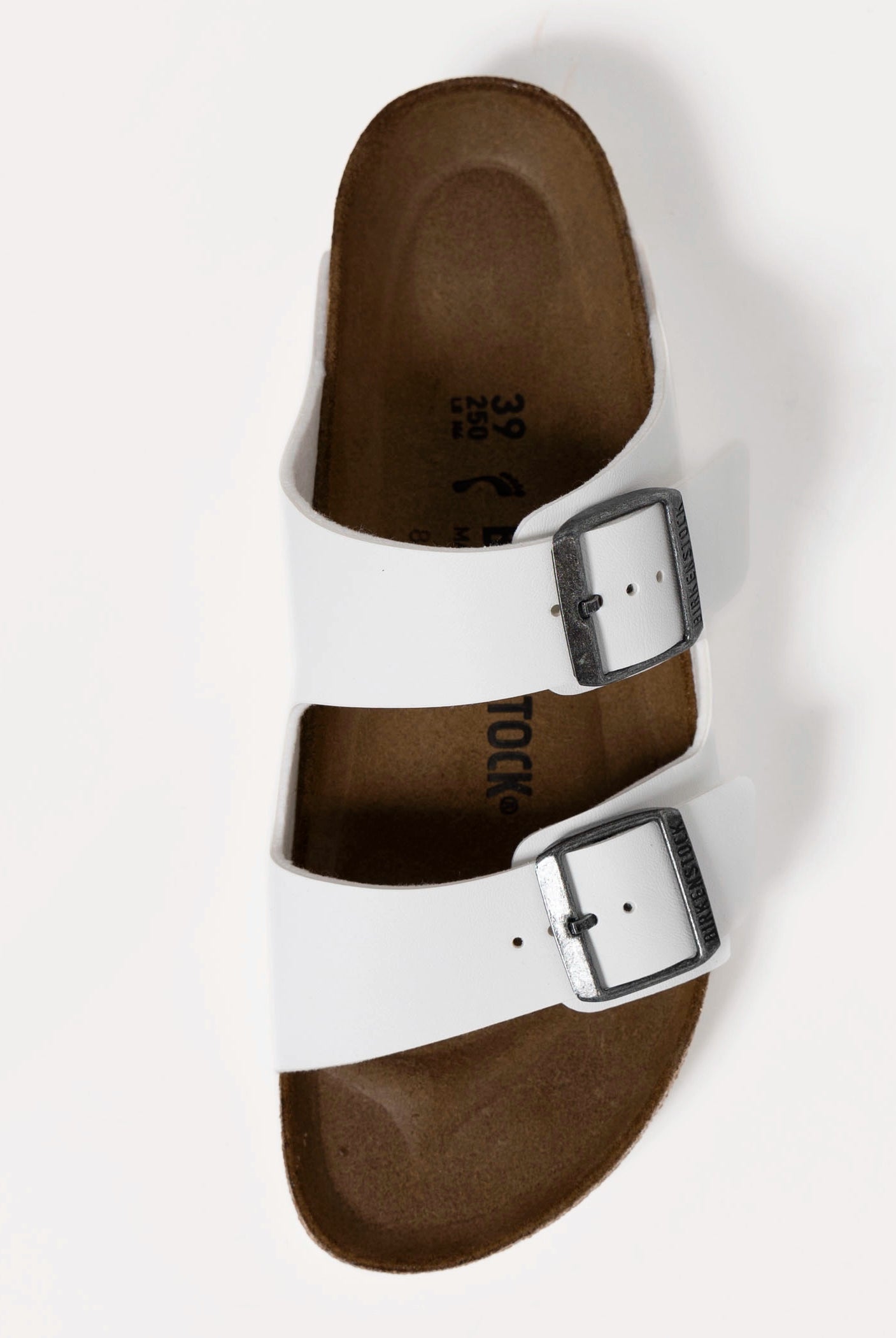 swatch_white arizona sandal flat sandals