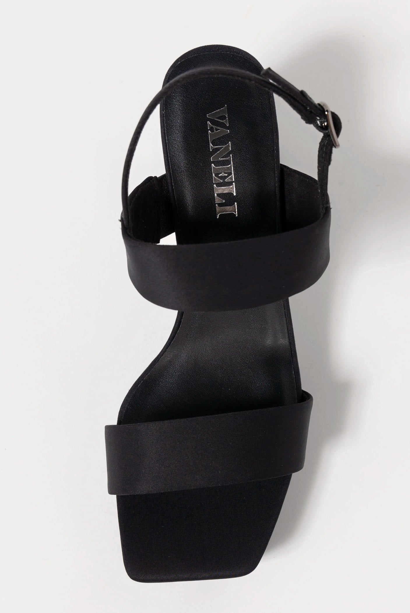 swatch_Black Fabric vaneli maida platform sandal
