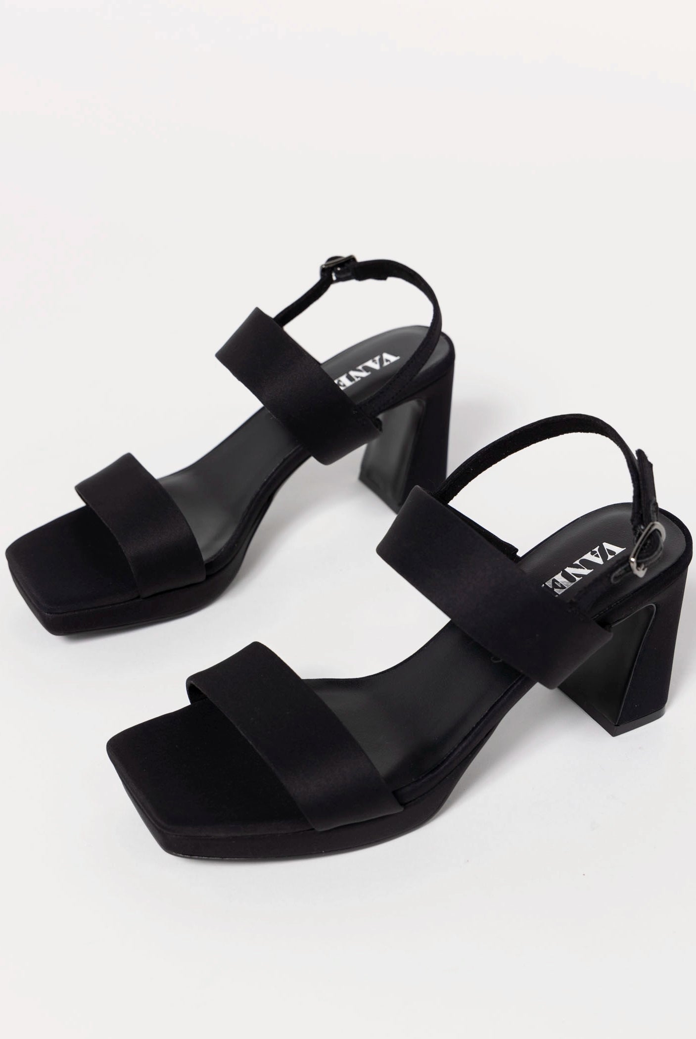 swatch_Black Fabric vaneli maida platform sandal