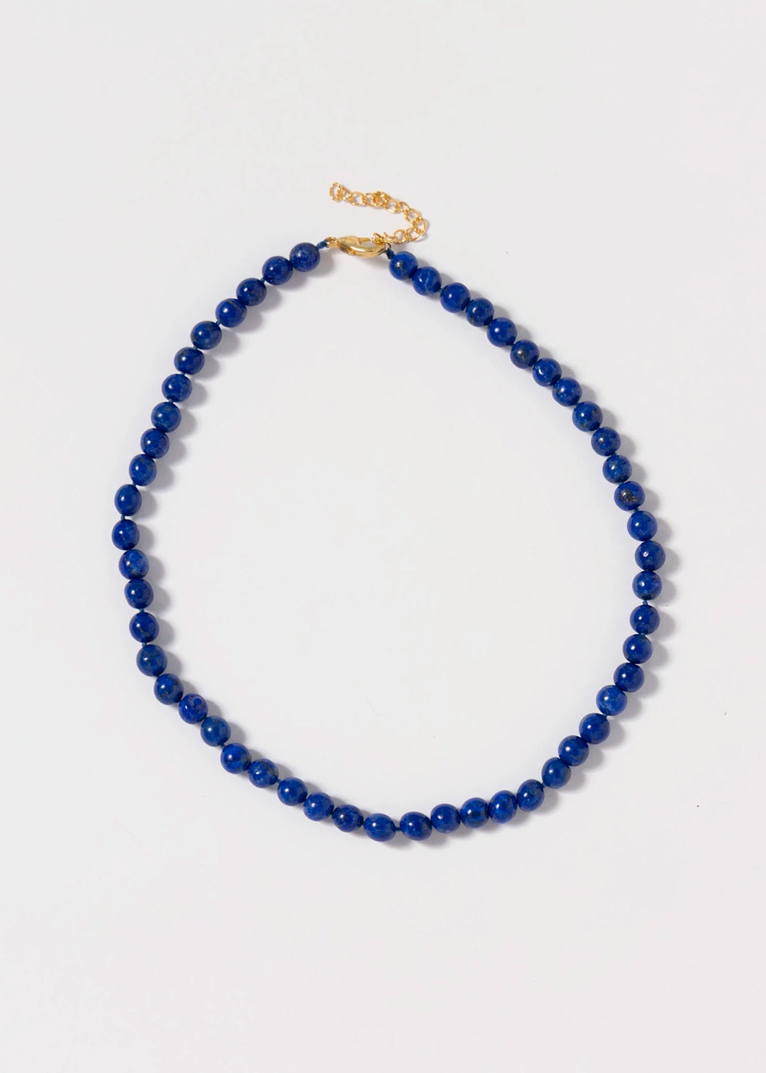 swatch_navy lapis beaded necklace