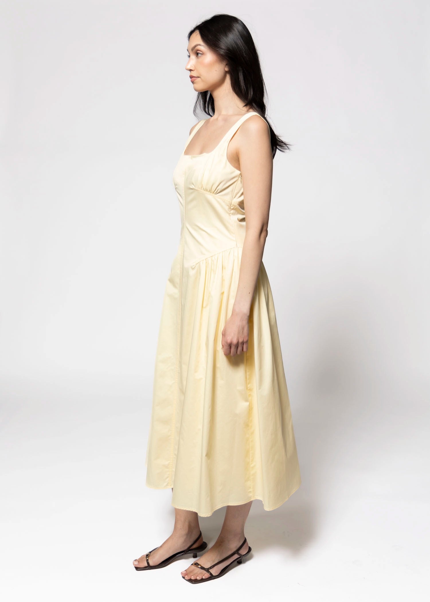 swatch_Yellow elodie the label calista dress