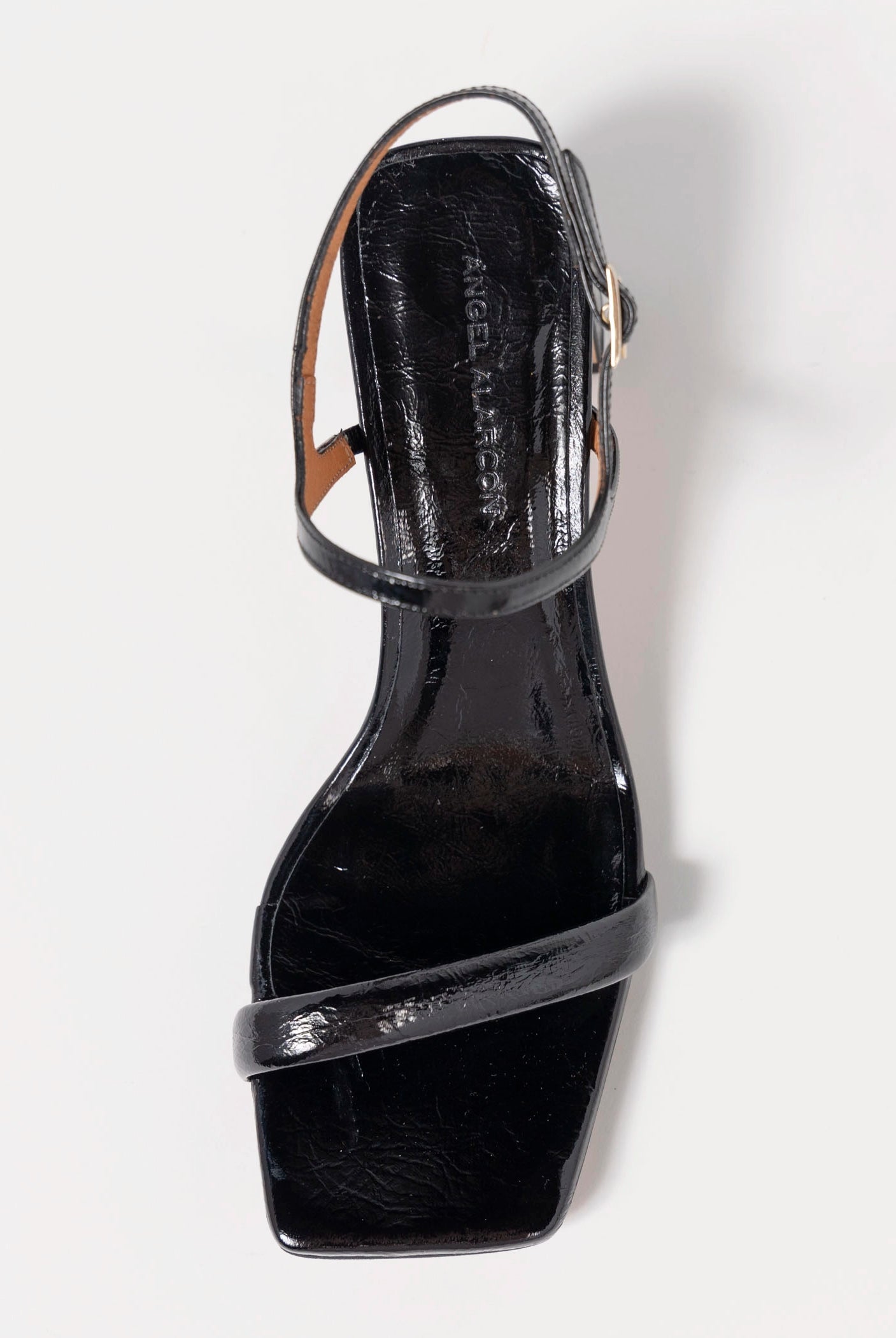 swatch_Black Patent angel alarcon dominique heeled sandal