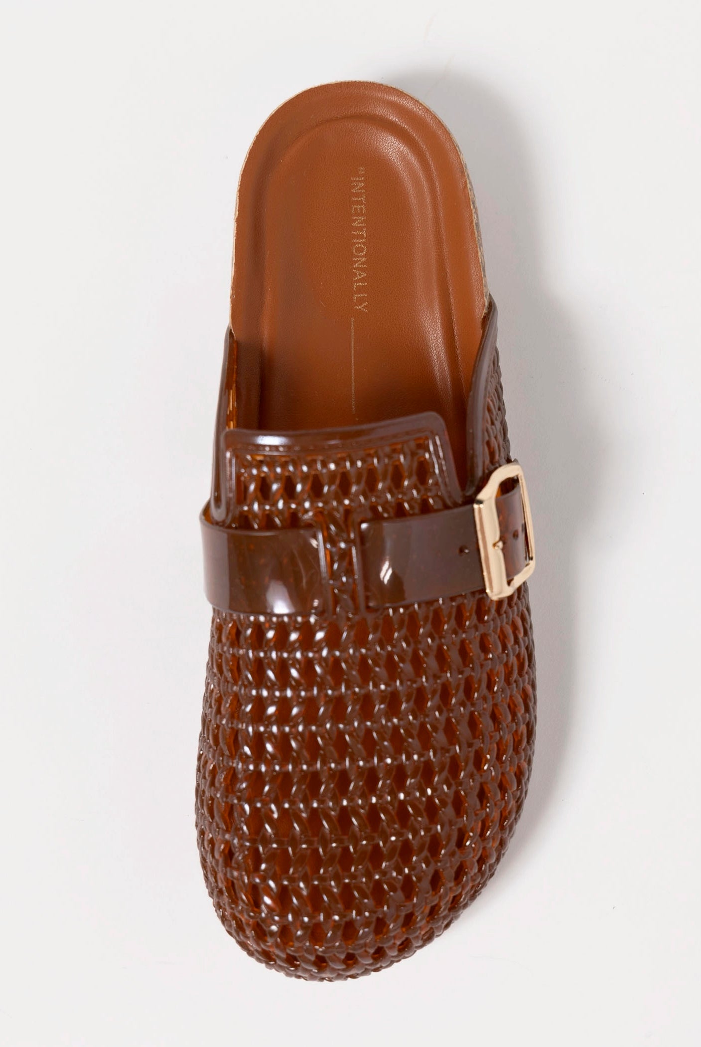 swatch_Mocha intentionally blank seth jelly clog