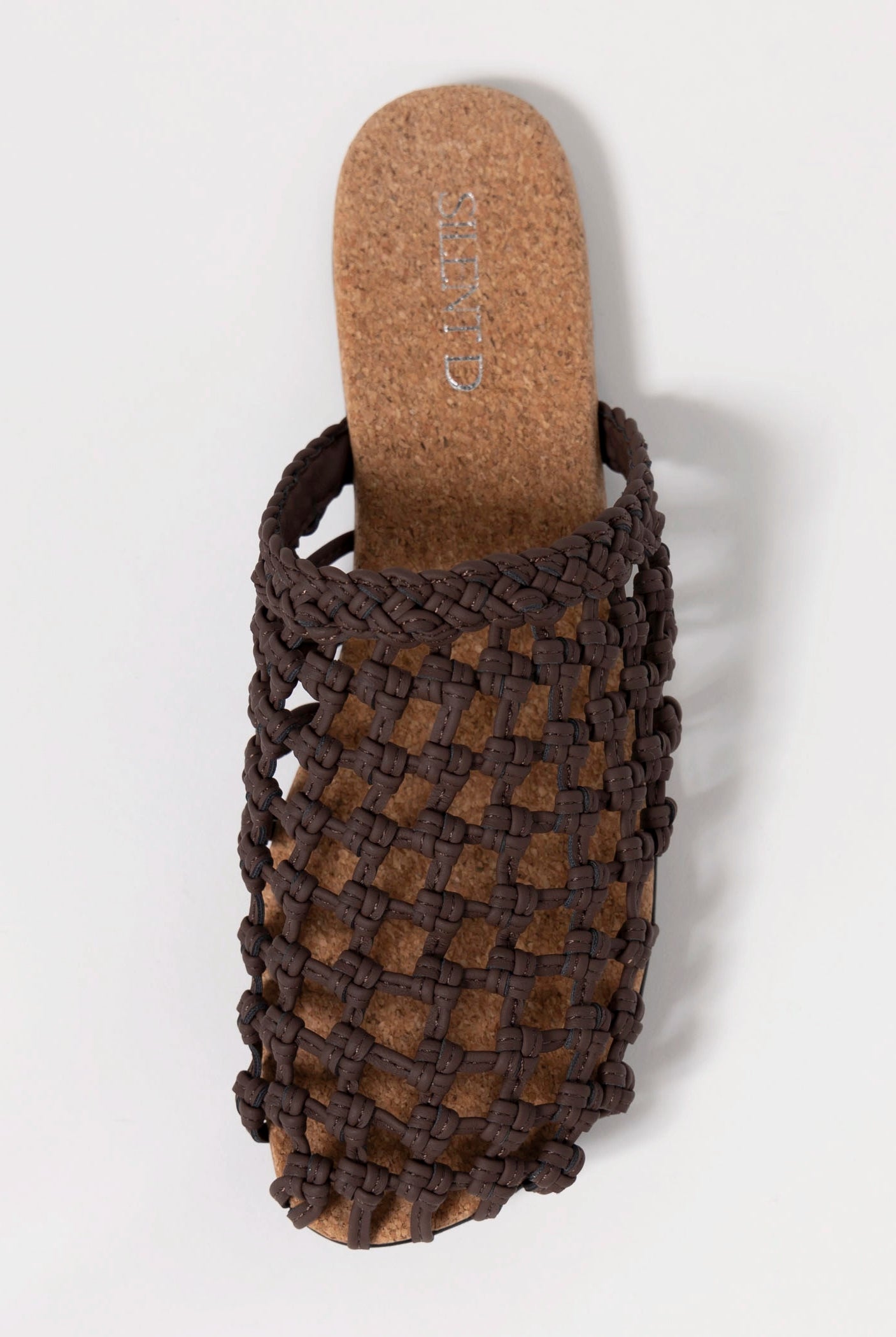 swatch_Chocolate silent d skylar woven mule