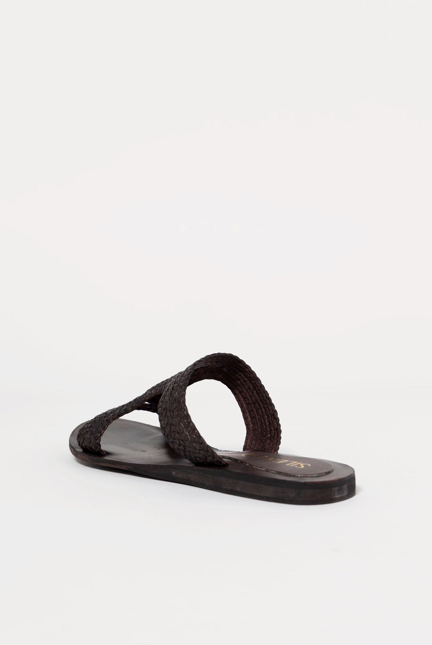 swatch_Brown Leather silent d jackie sandal