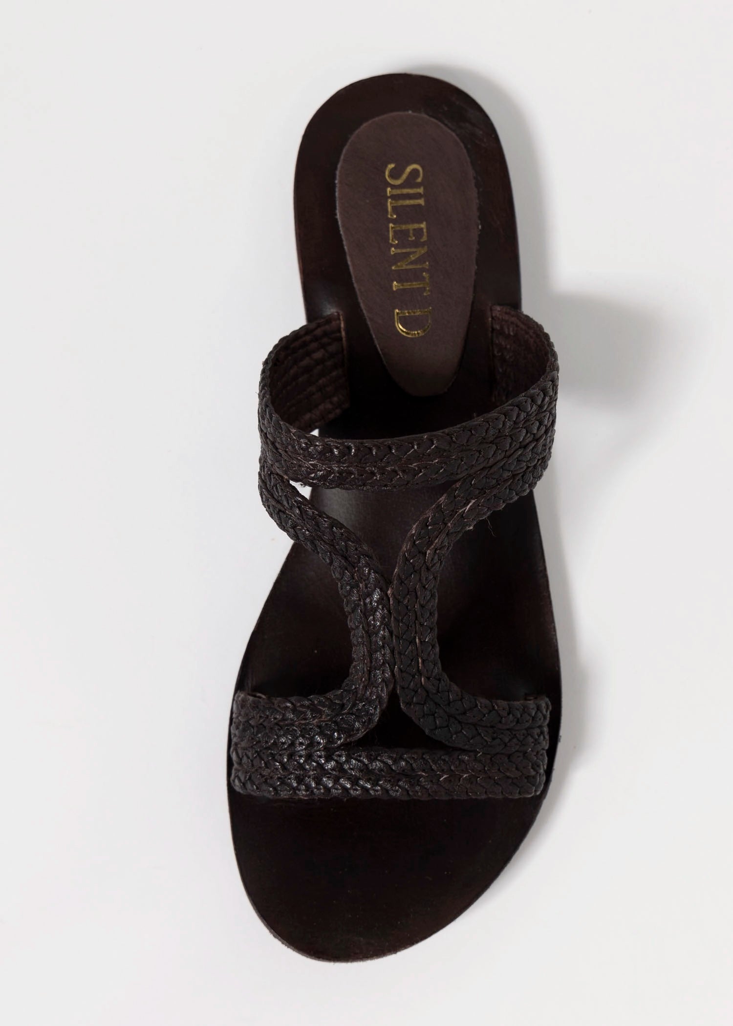 swatch_Brown Leather silent d jackie sandal