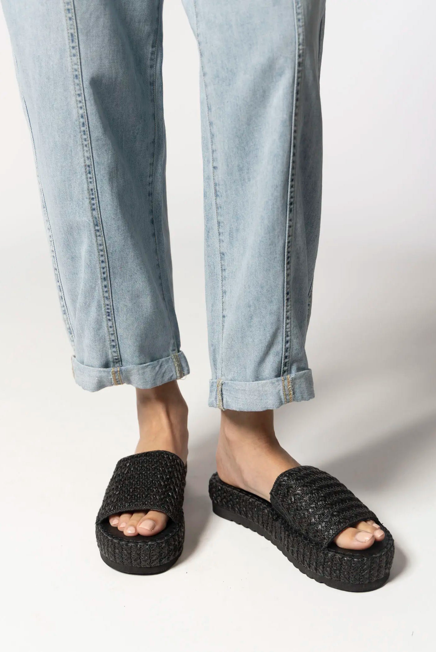 swatch_black del mar platform sandal platform sandals