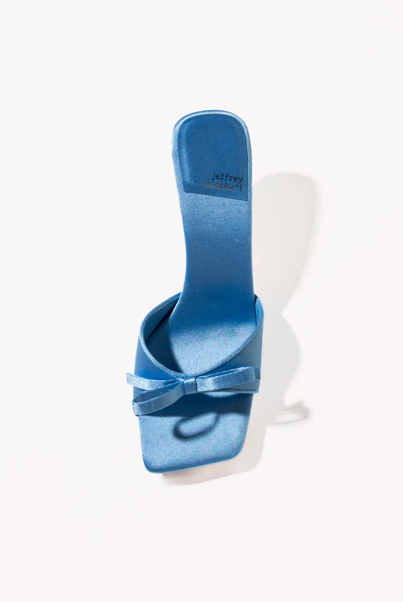 swatch_blue satin sweet on u slide sandal heeled sandals