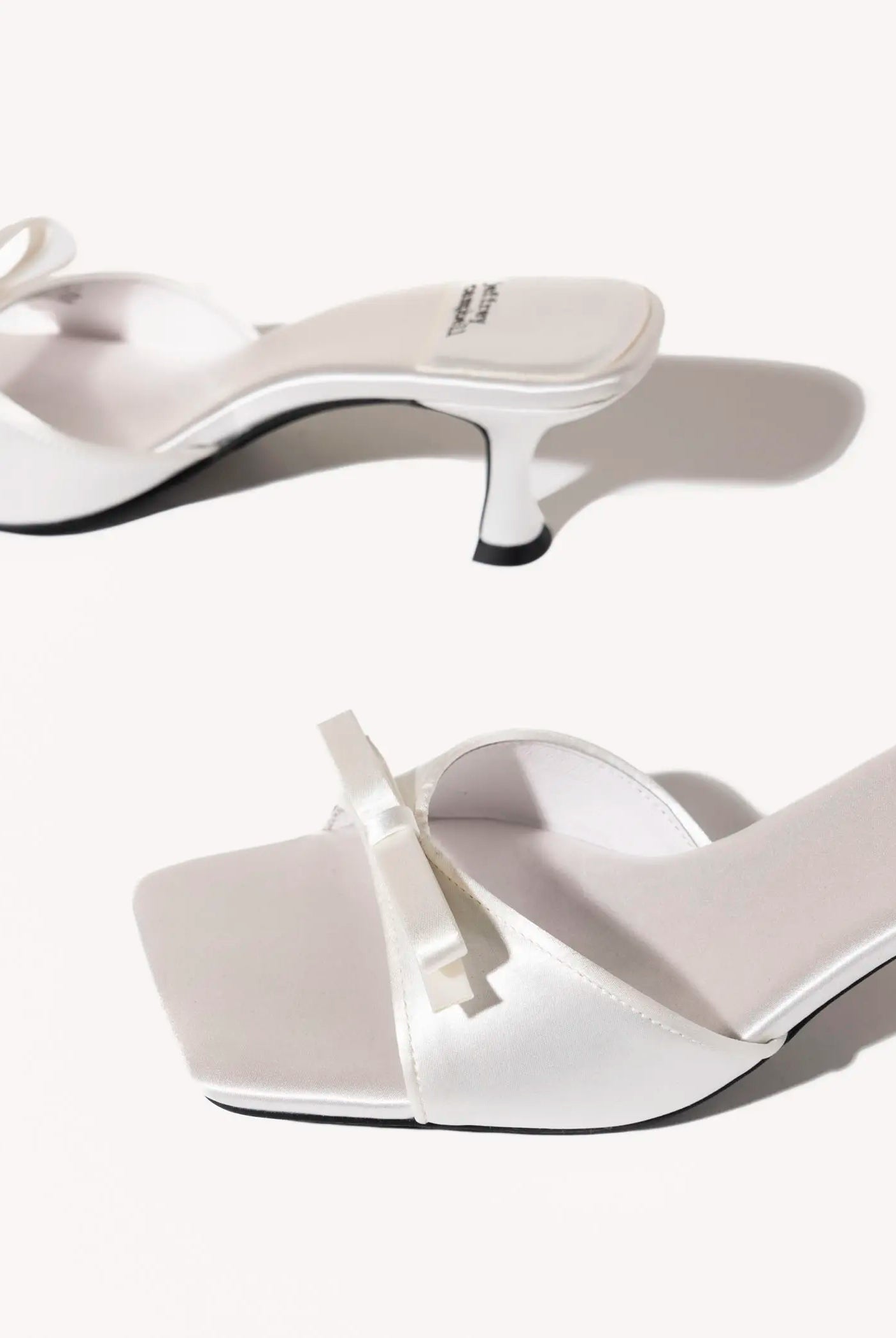 swatch_white satin sweet on u slide sandal heeled sandals