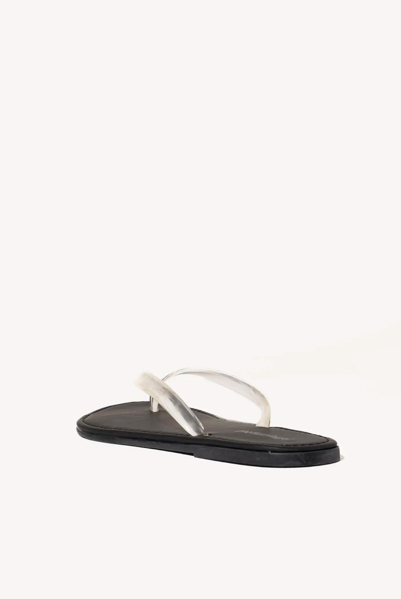 swatch_clear beached jelly thong sandal flat sandals