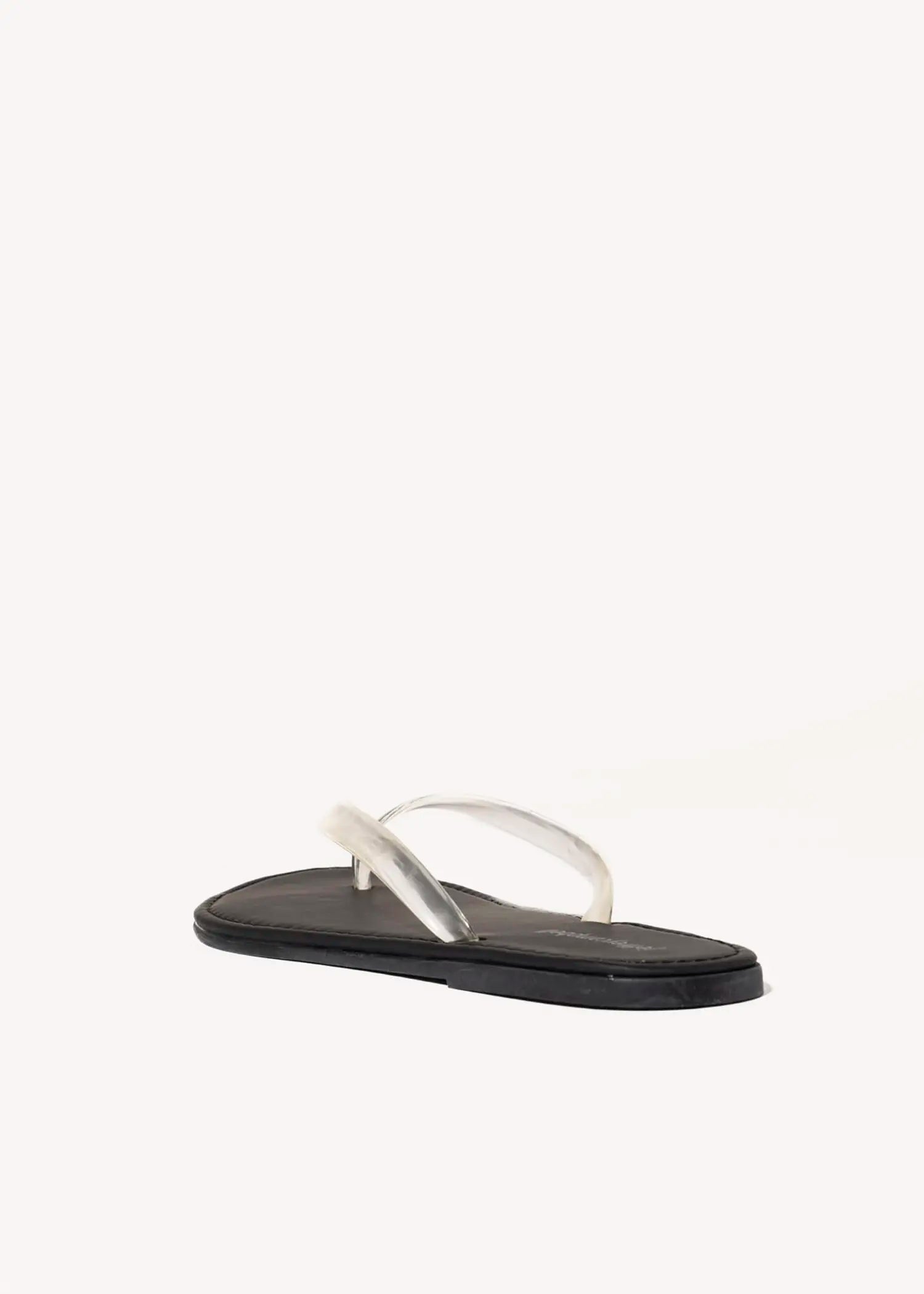swatch_clear beached jelly thong sandal flat sandals