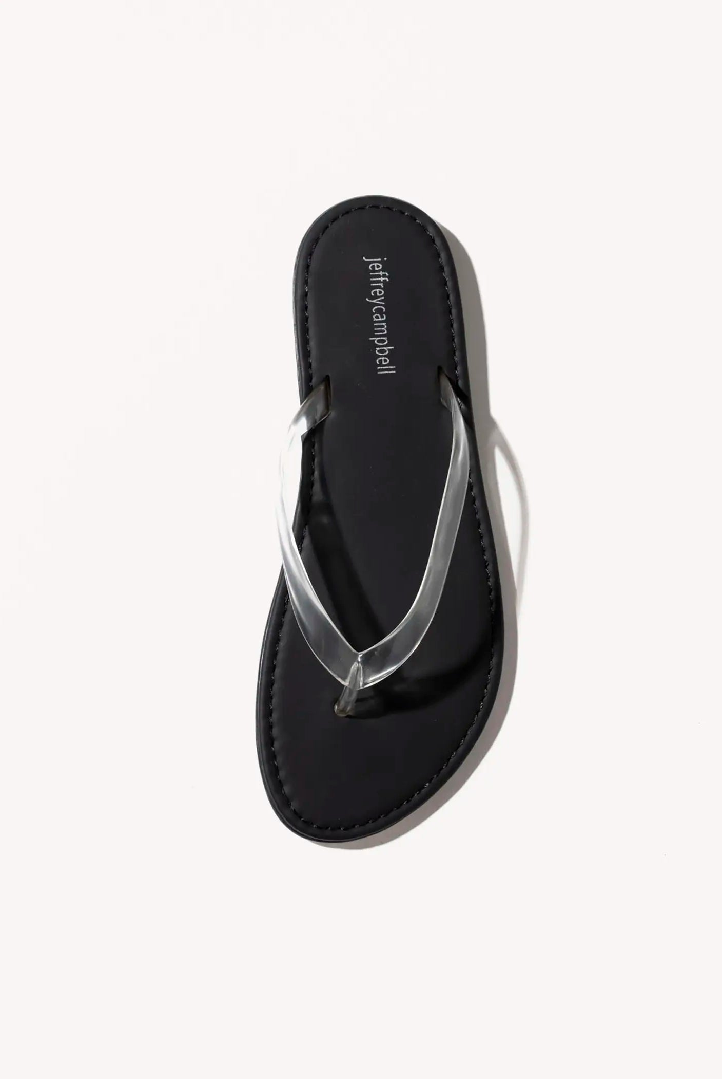 swatch_clear beached jelly thong sandal flat sandals
