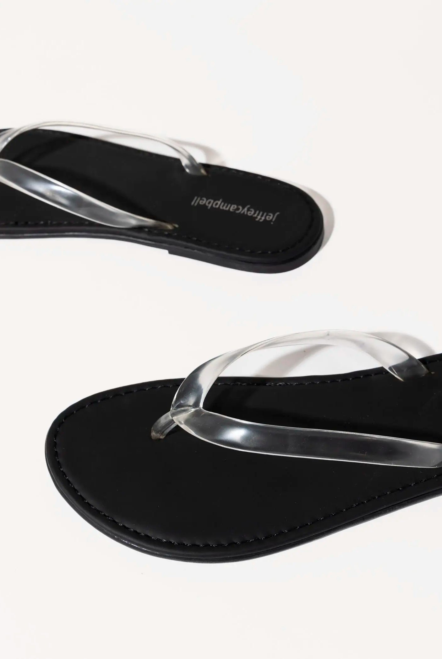 swatch_clear beached jelly thong sandal flat sandals