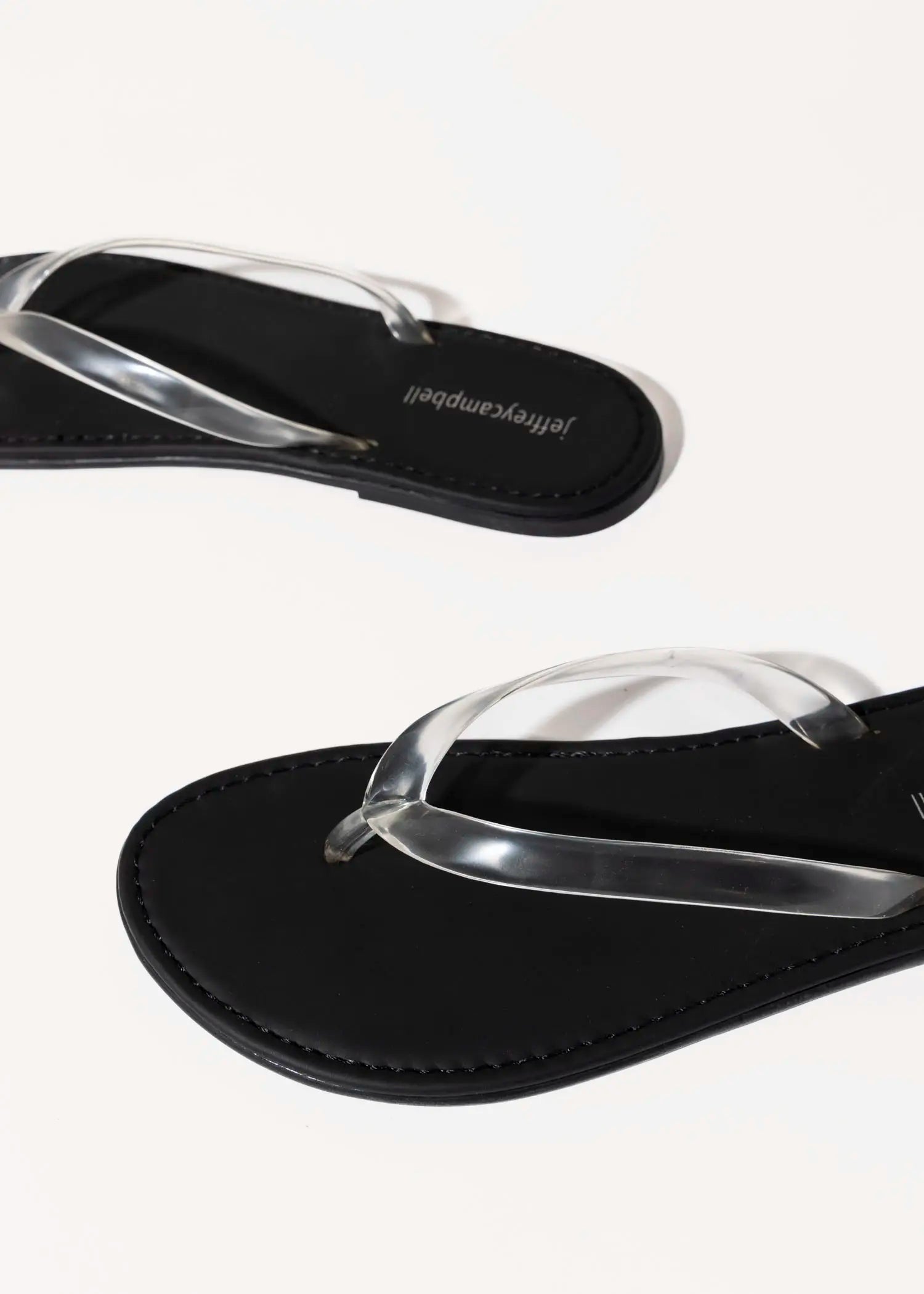 swatch_clear beached jelly thong sandal flat sandals