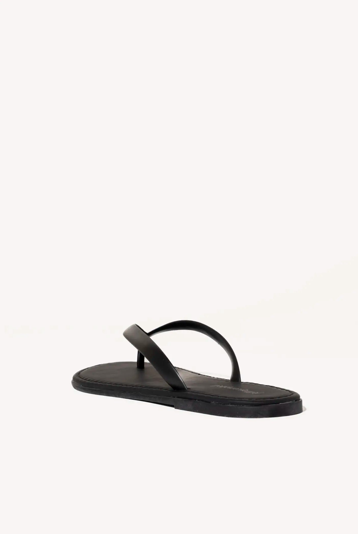 swatch_black beached jelly thong sandal flat sandals