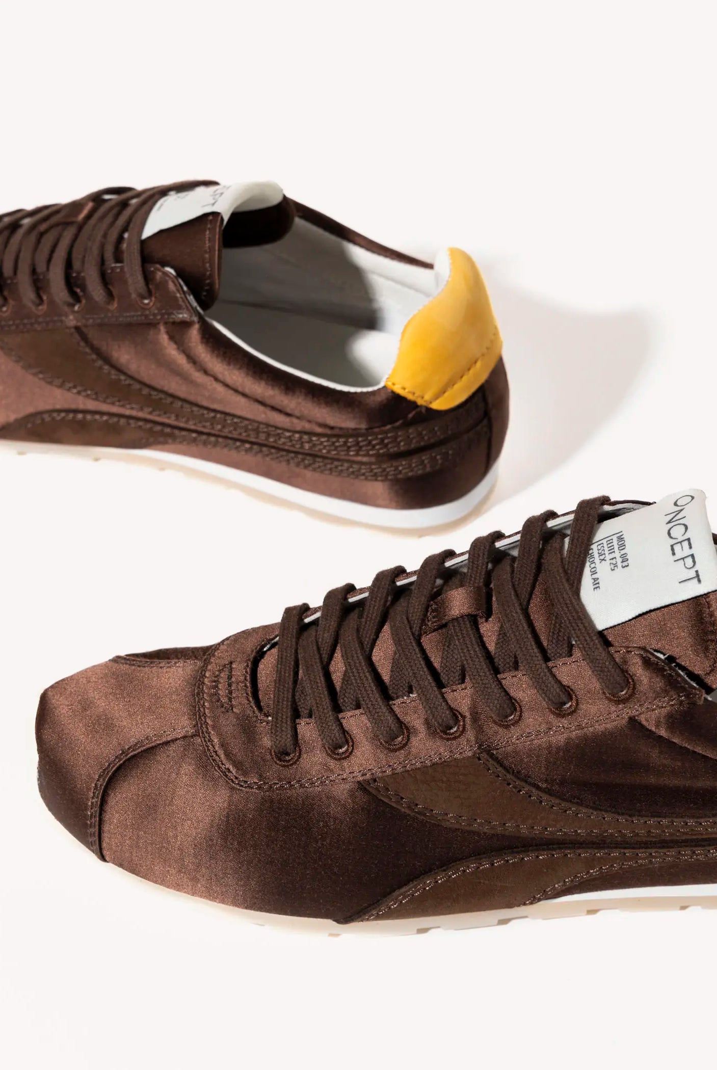 swatch_Chocolate Satin essex ballet sneaker shoes
