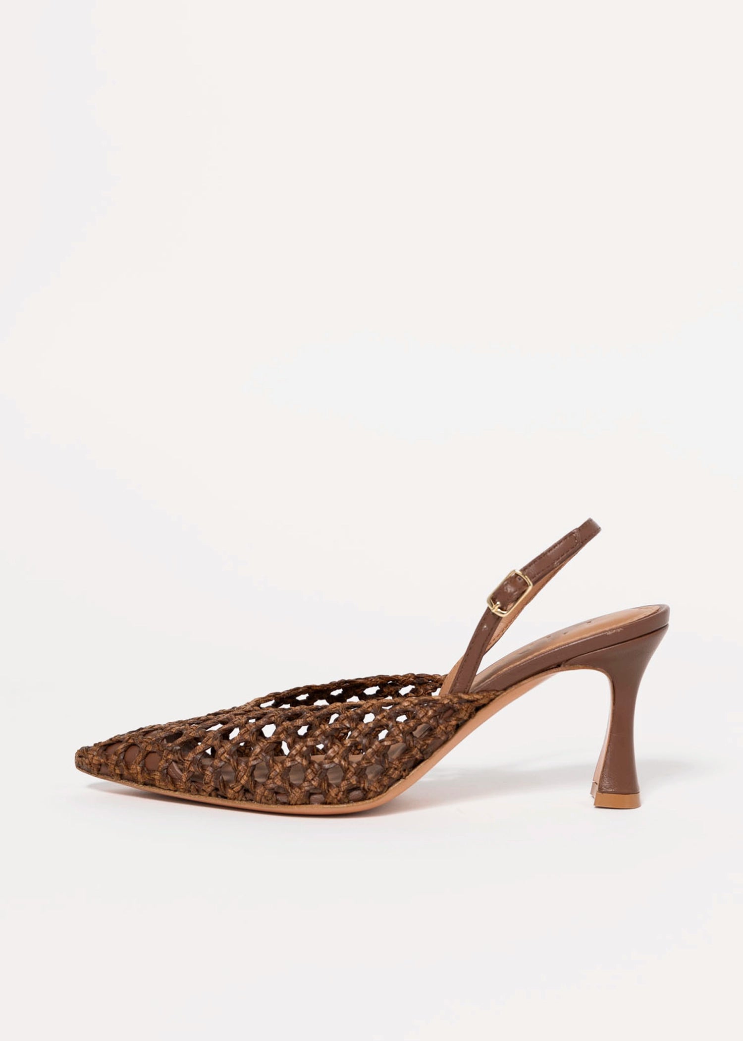 swatch_Brown leather eli woven pump heels